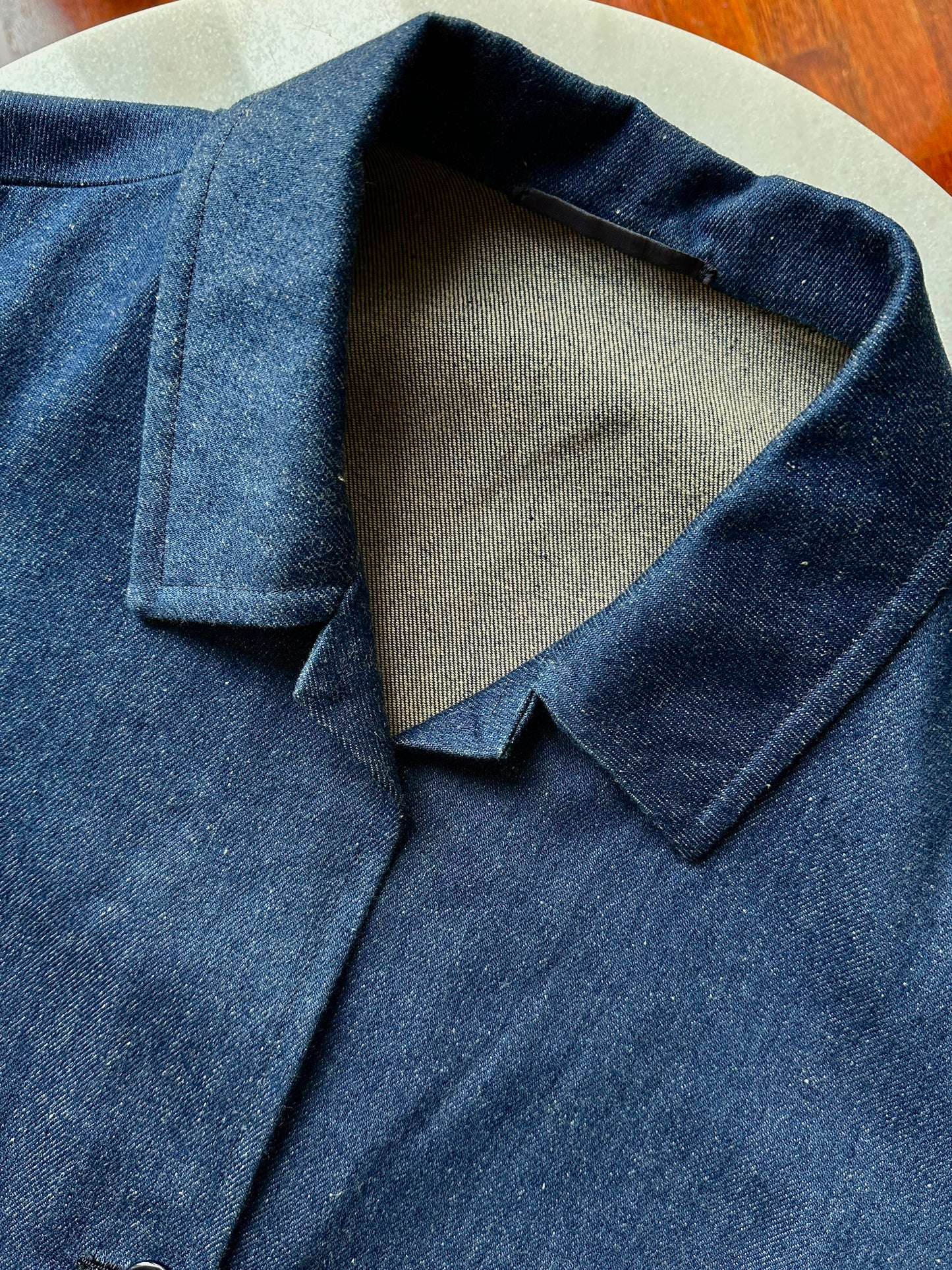 Tailored denim jacket