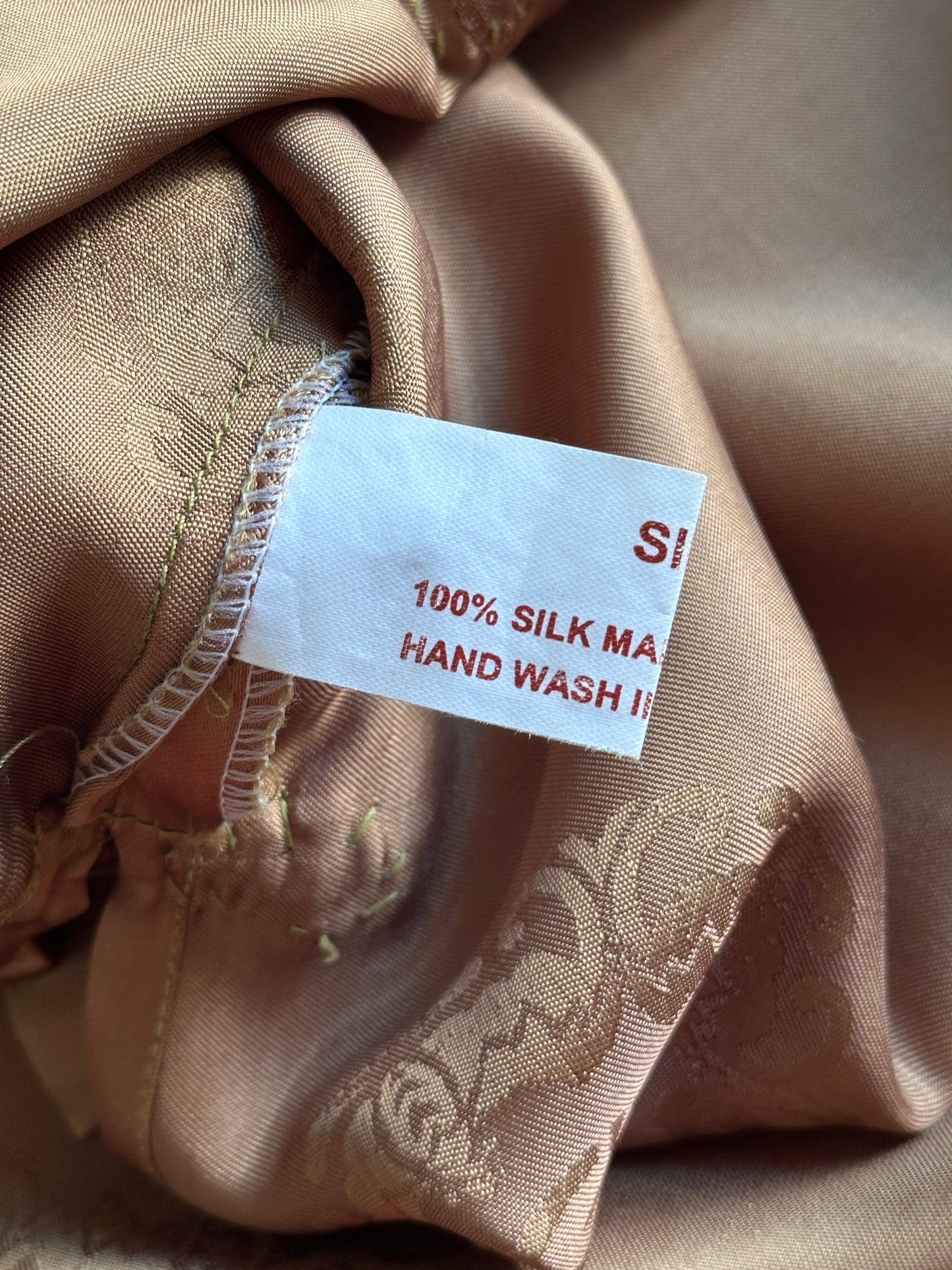 Silk Jacquard Mandarin Tunic