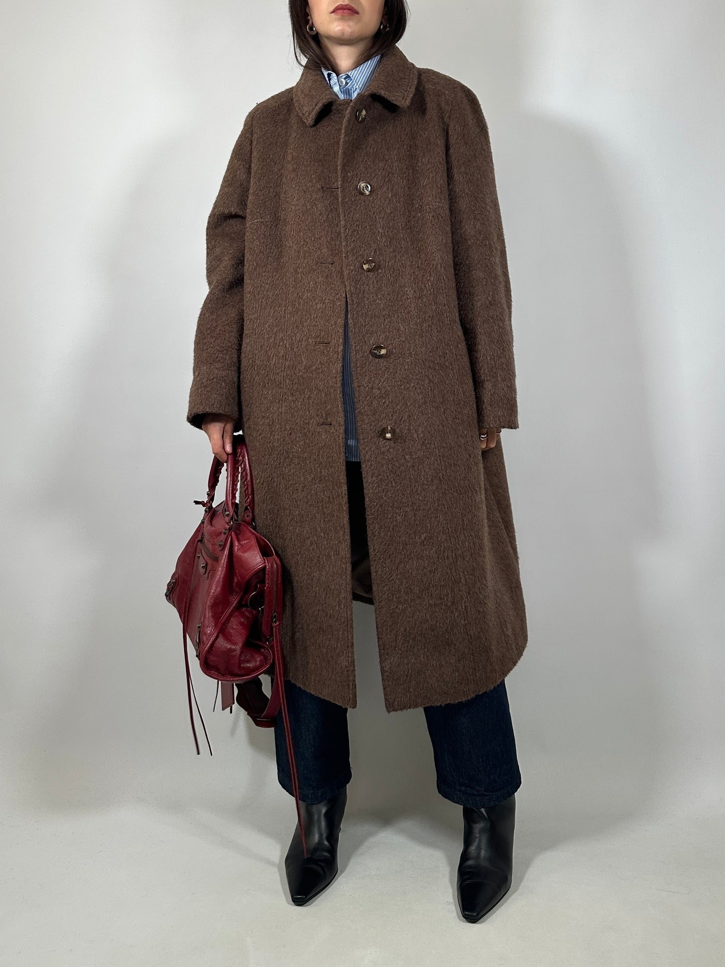 Vintage Llama Wool Coat