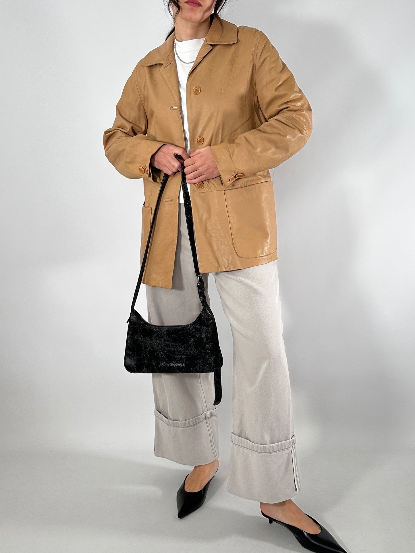 Vintage Marella soft leather jacket