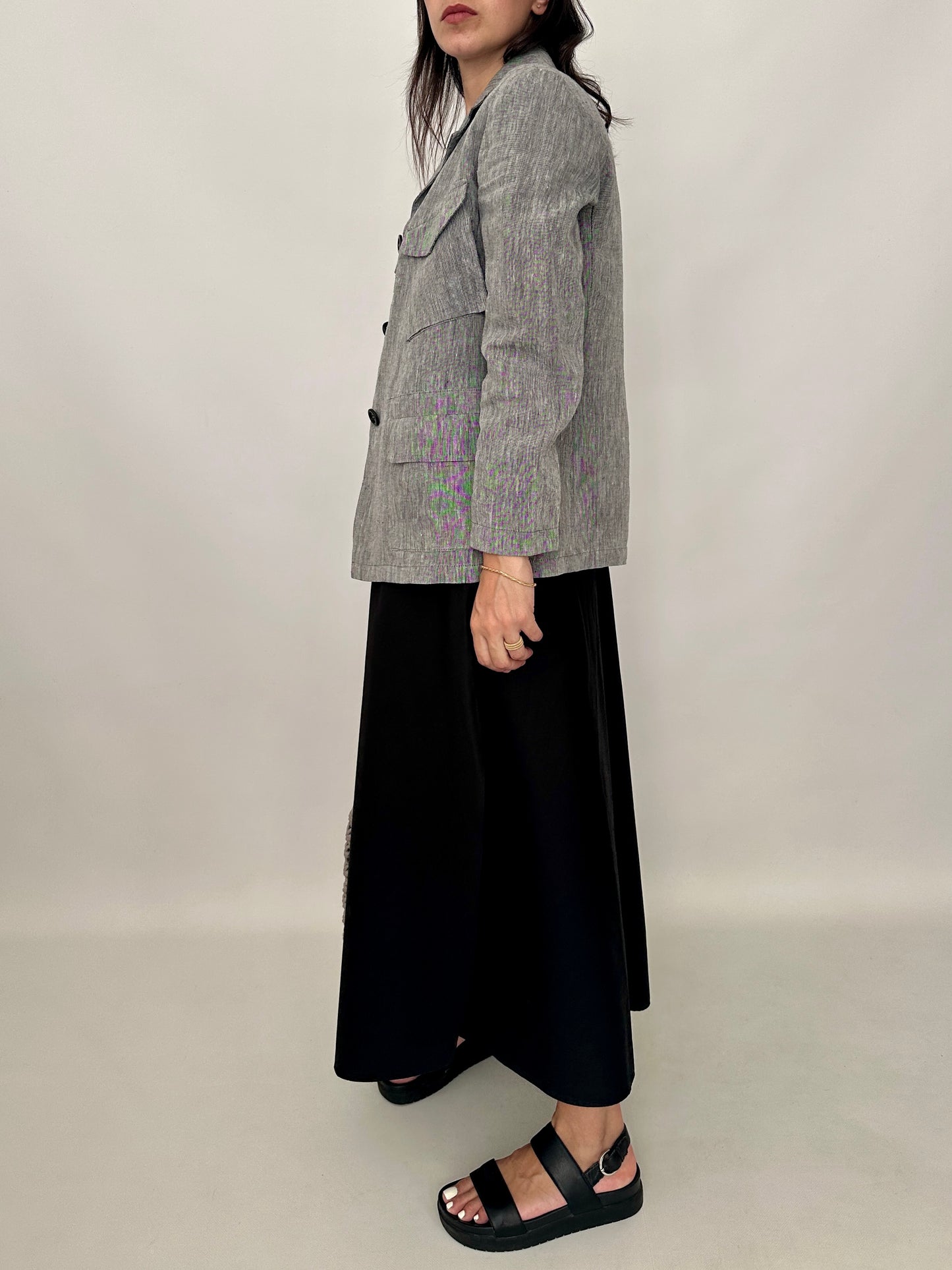 Max Mara pure linen utility jacket