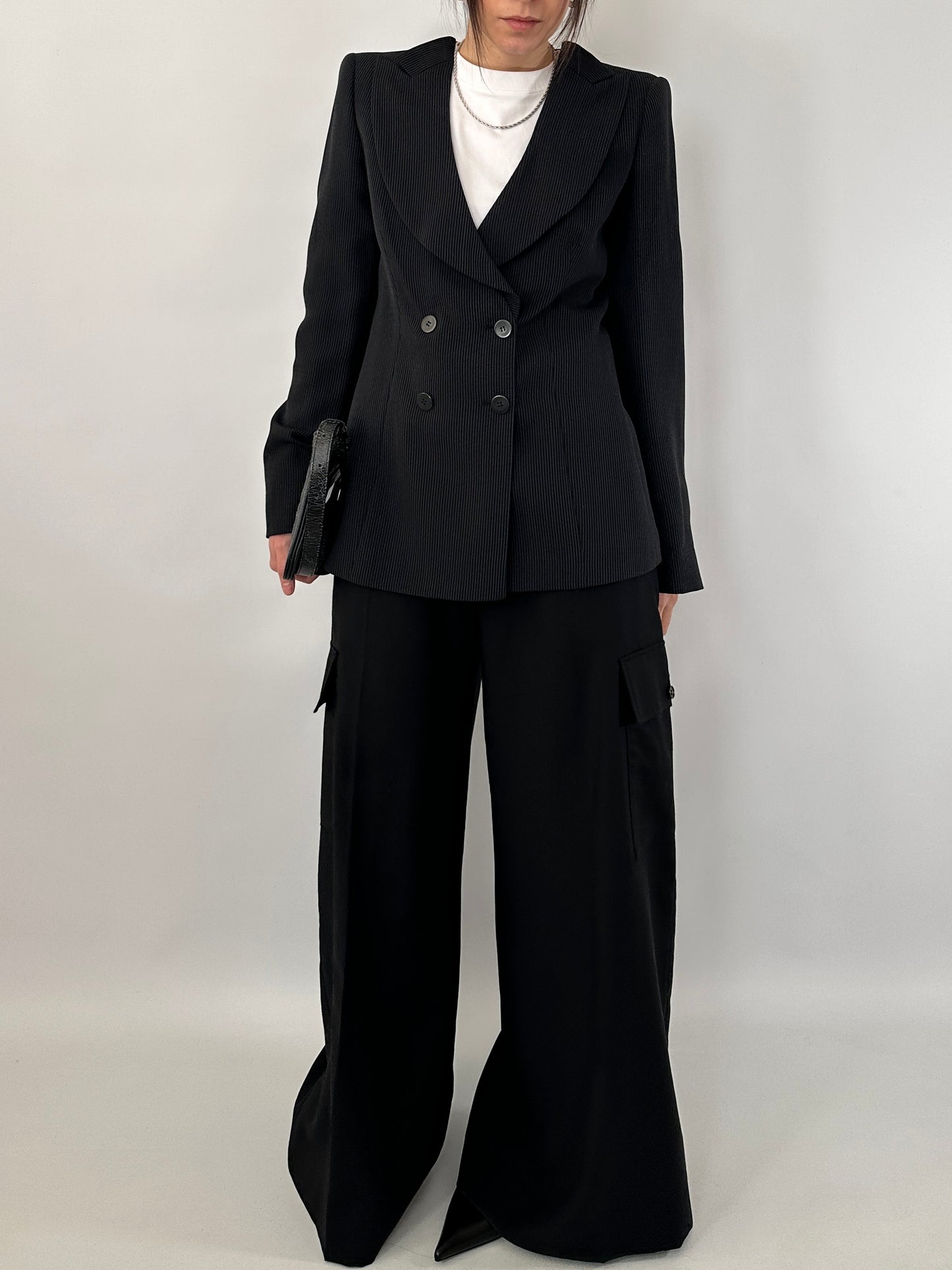 Giorgio Armani silk and wool blazer
