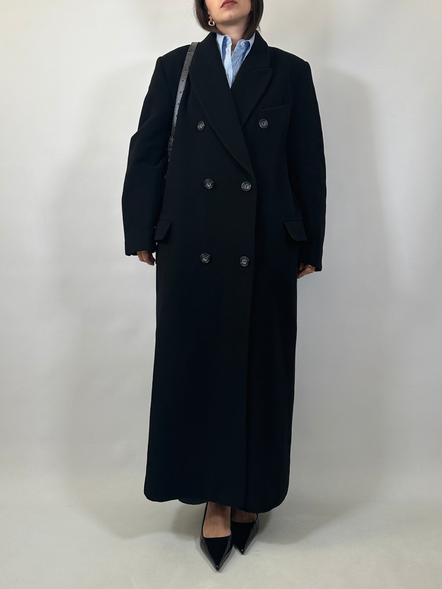 Vintage Extra Long Wool&Cashmere Coat