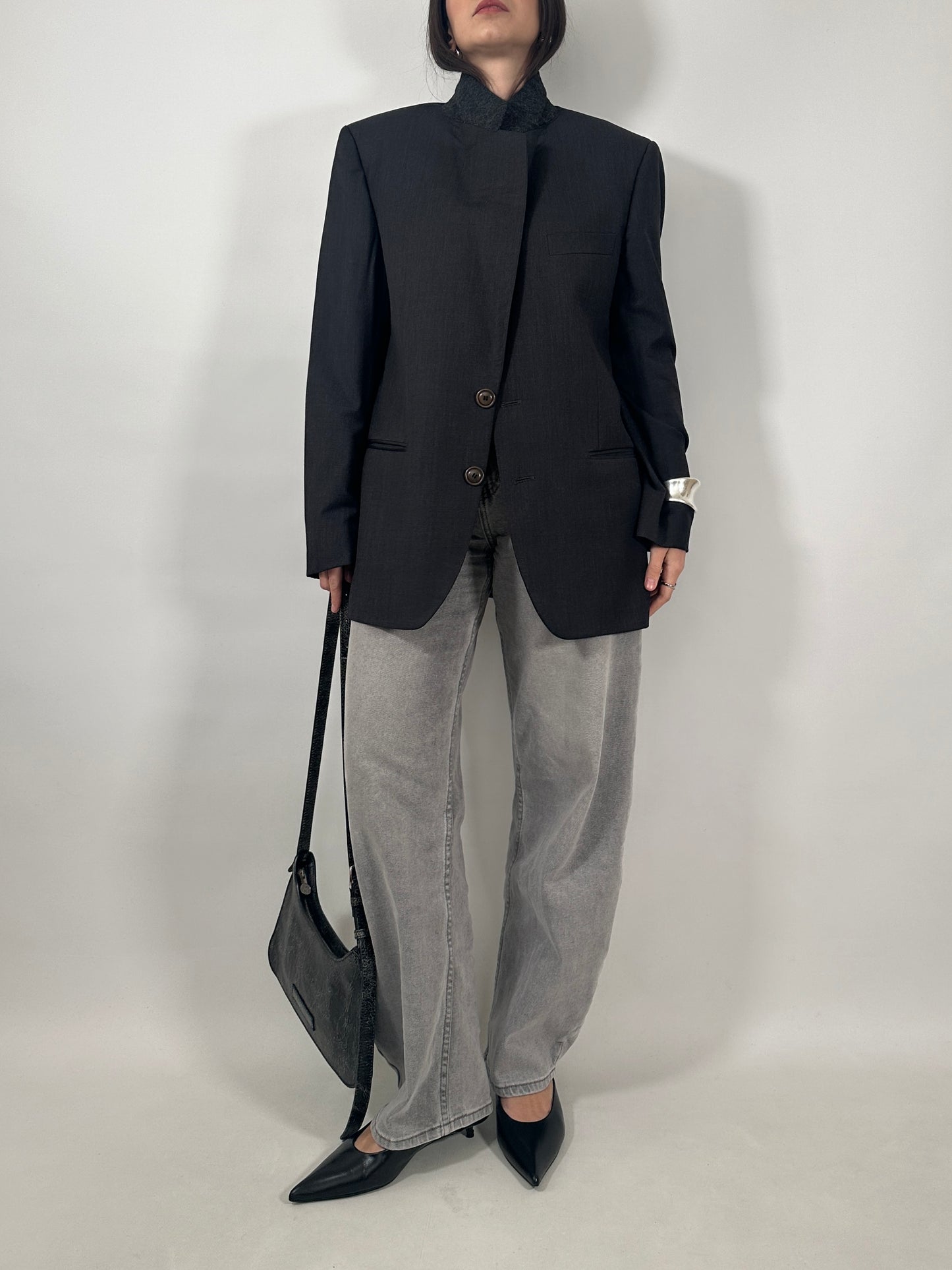 Vintage Tailored Wool Blazer