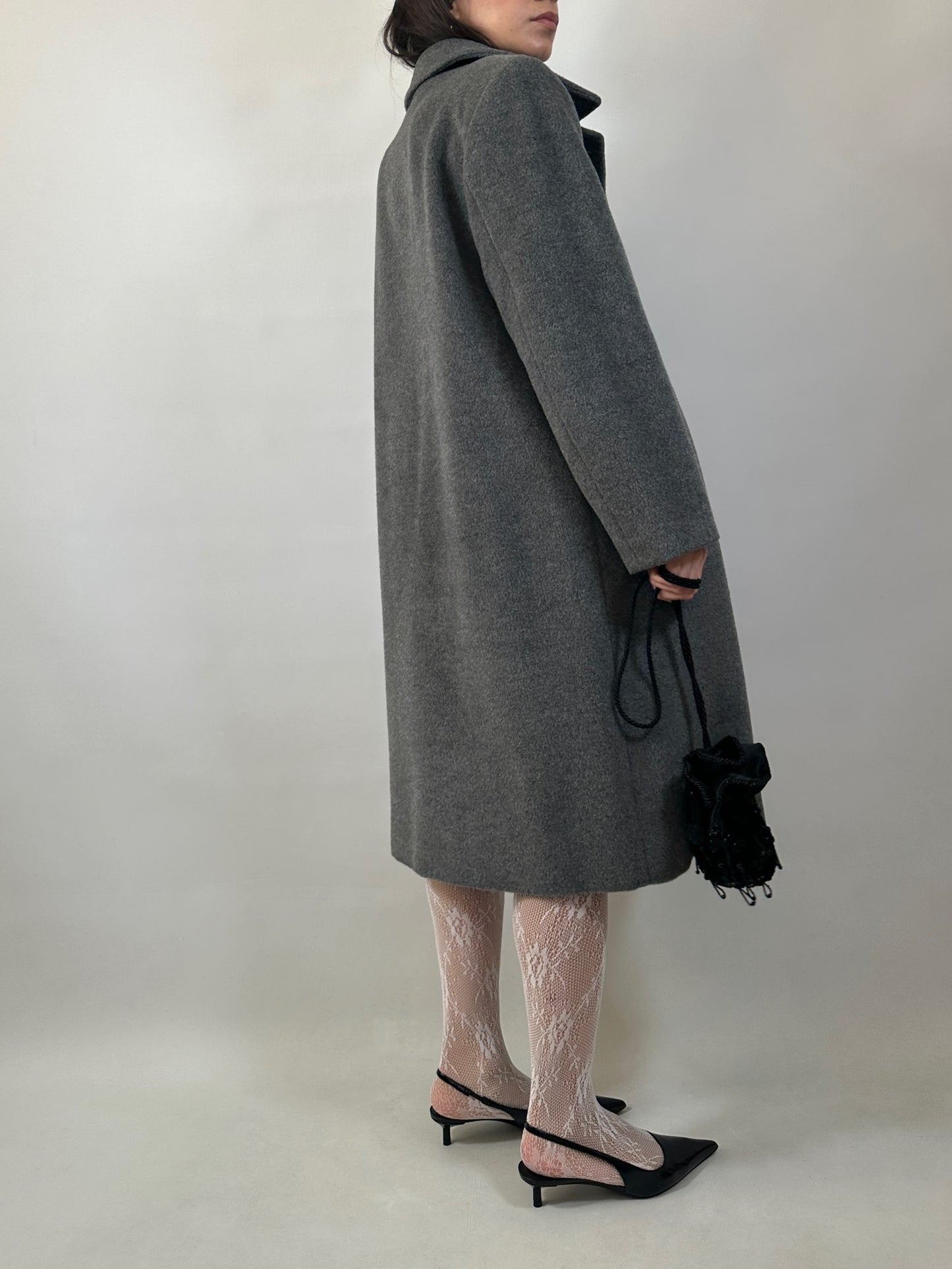 Vintage Mohair and Wool Tailored Coat