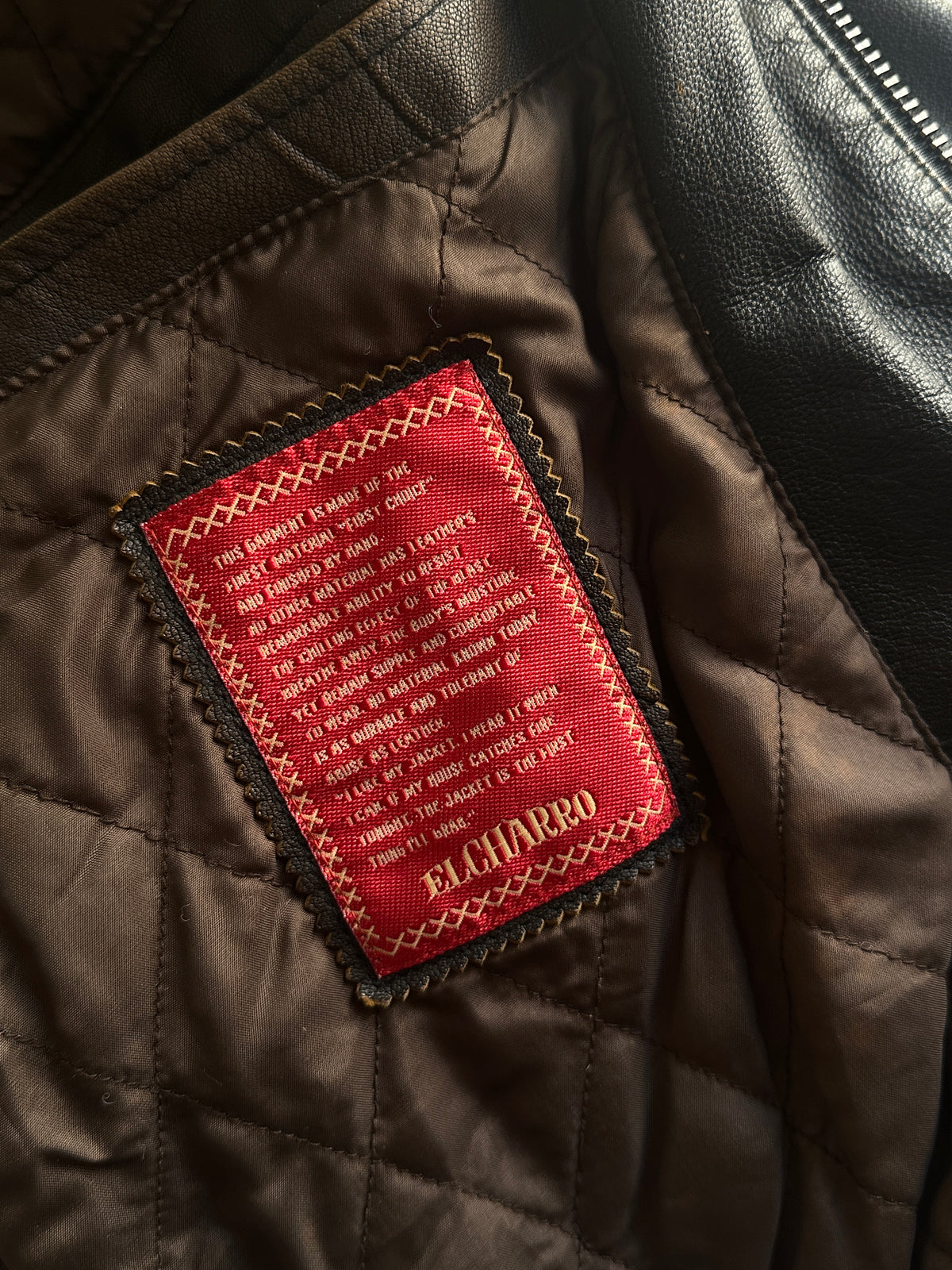 Vintage Distressed Leather Jacket