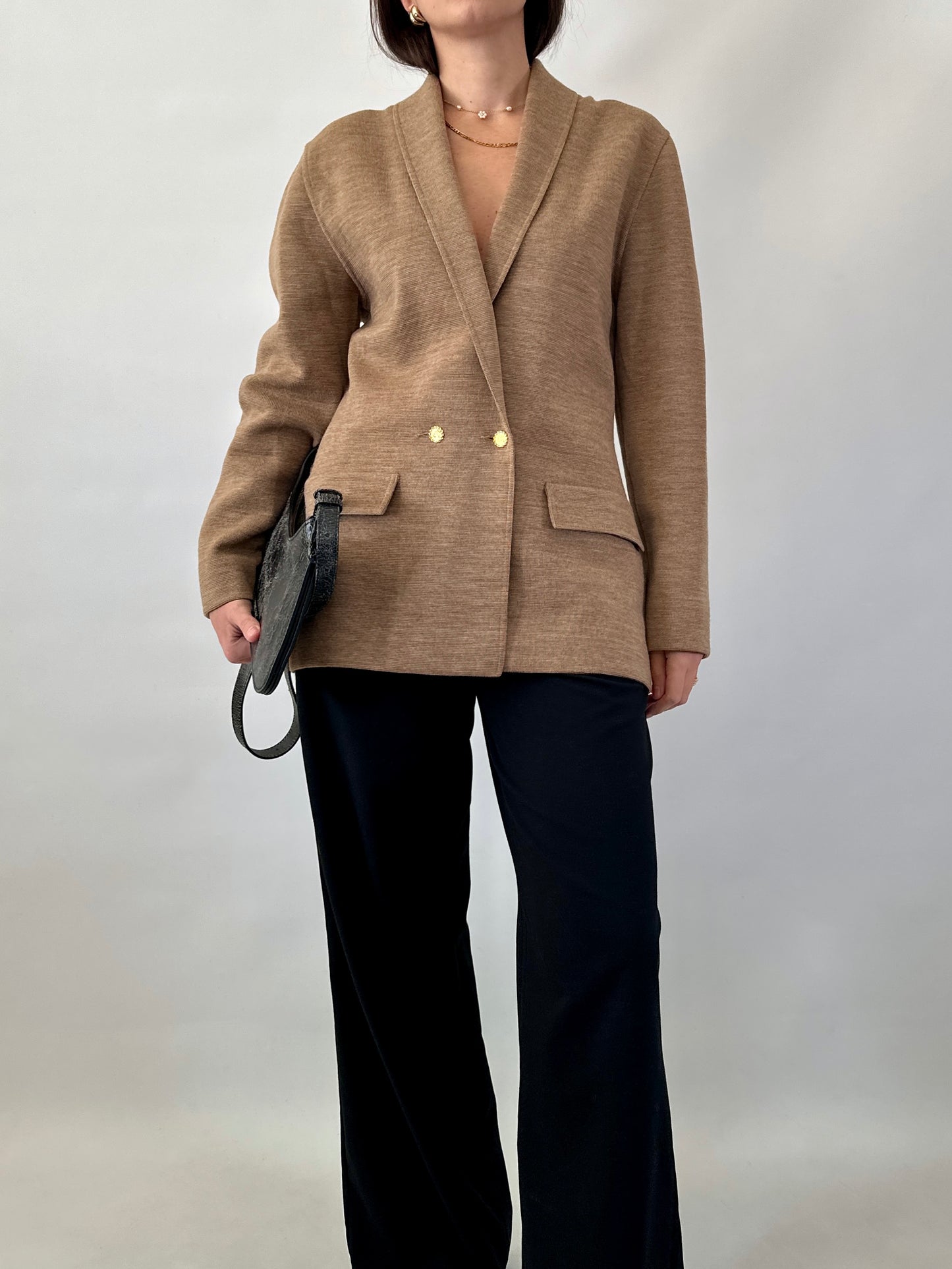 Vintage knitted wool jacket