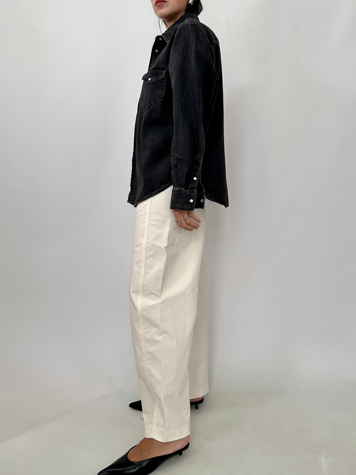 Levi’s Washed Black Western Denim Shirt