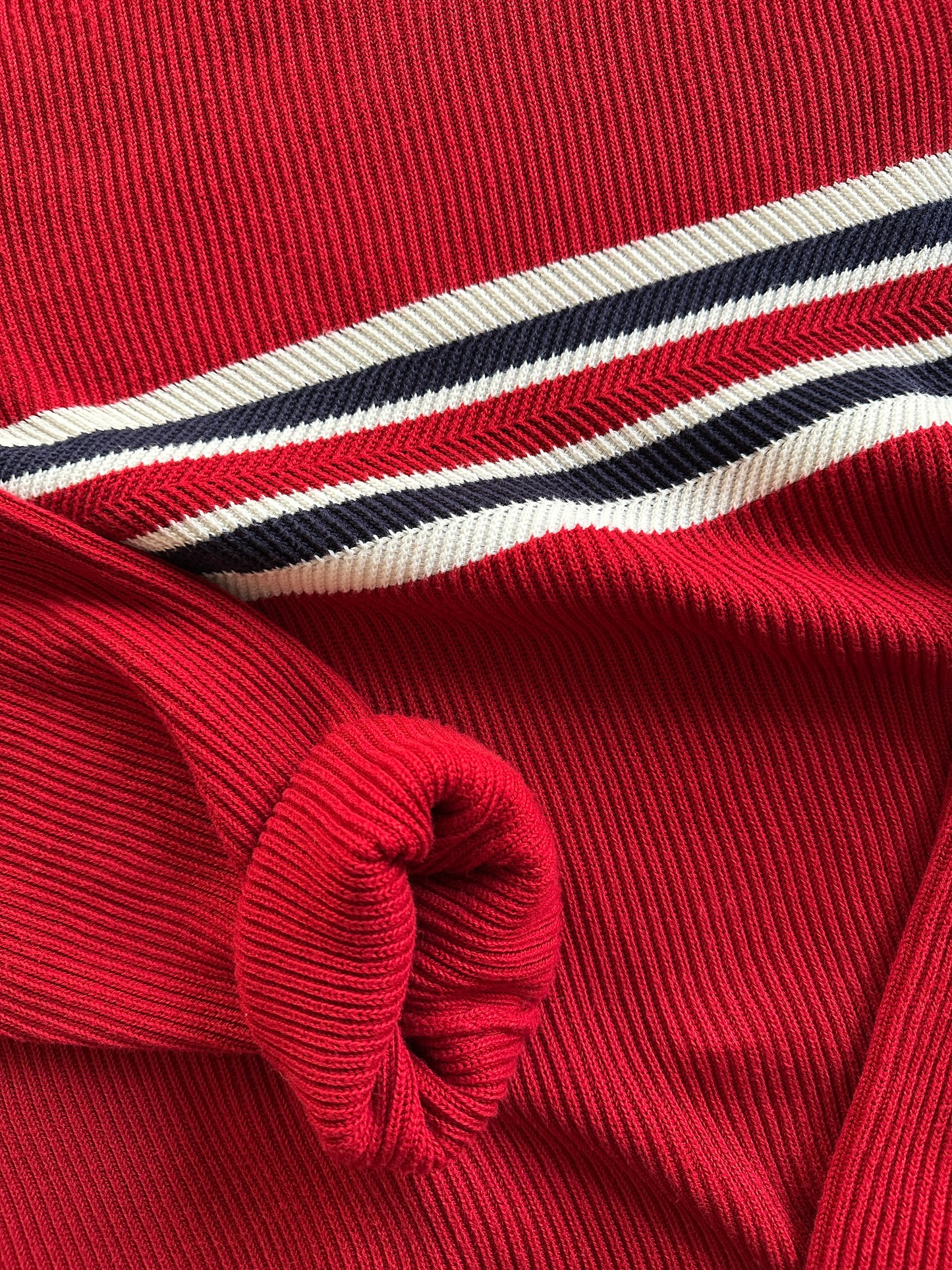 Tommy Hilfiger Rib Knit Pure Cotton Sweater