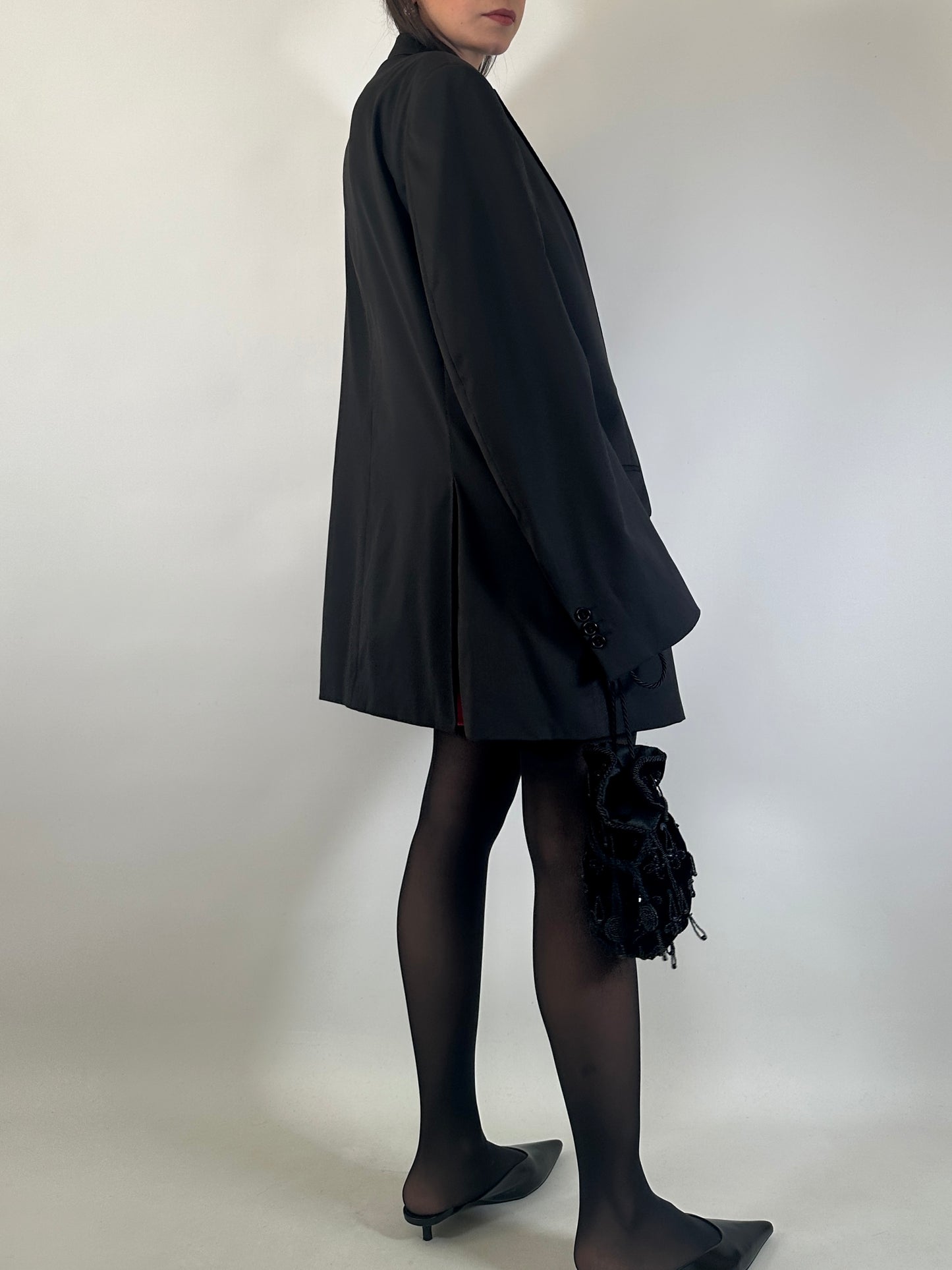 Vintage Black Tailored Blazer