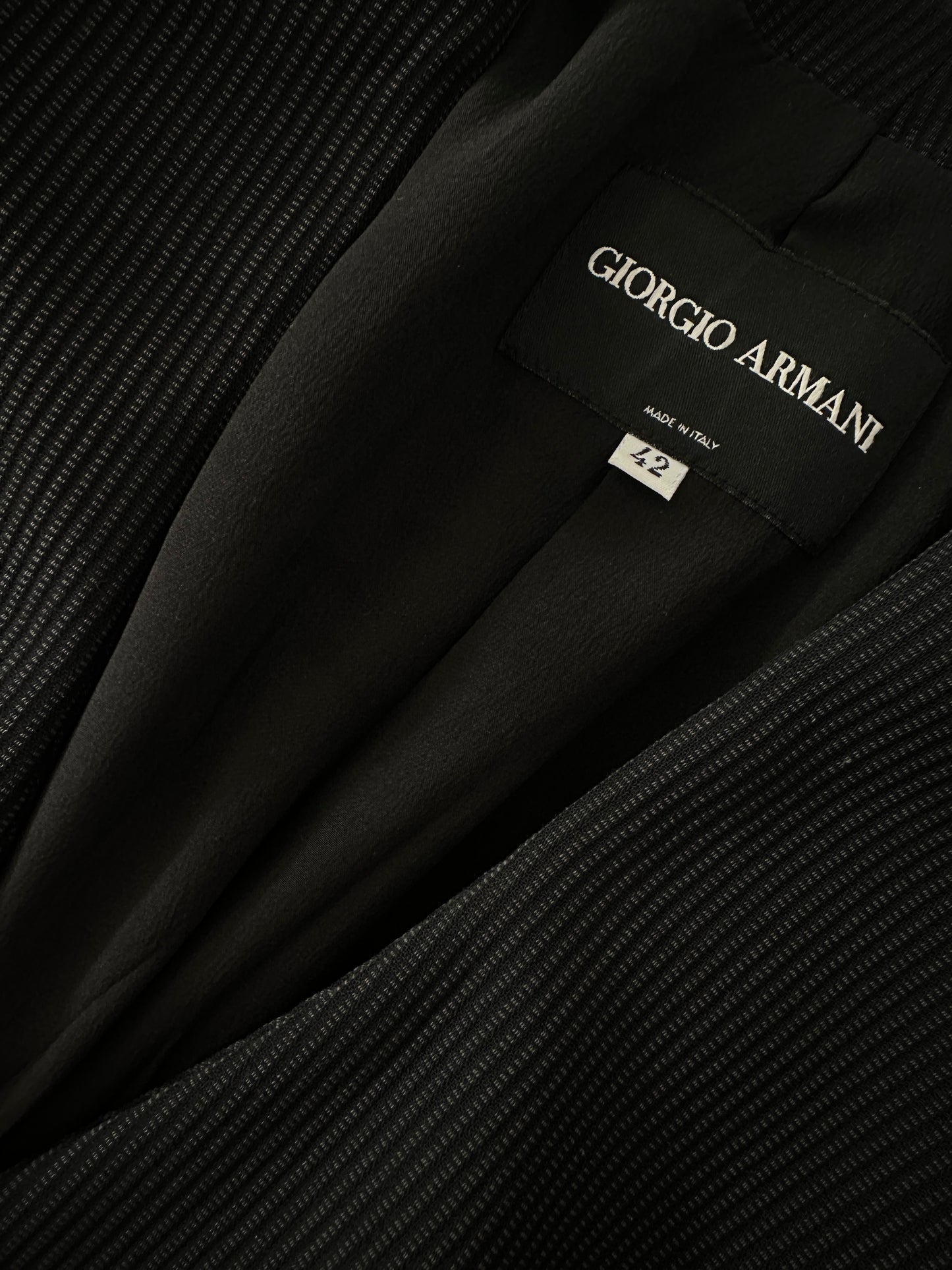Giorgio Armani silk and wool blazer