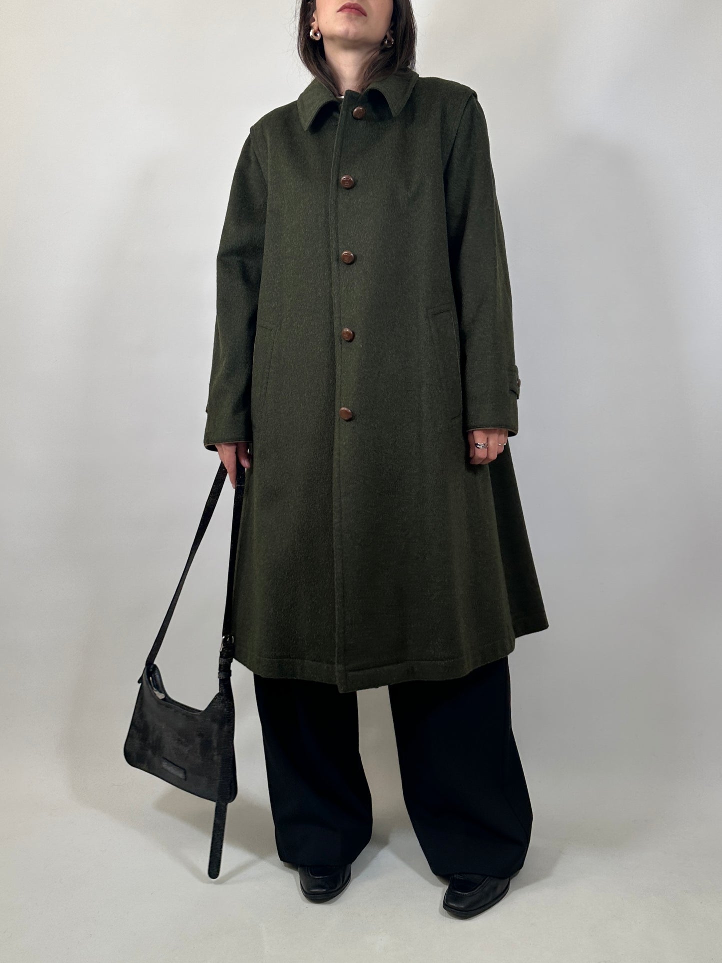 Original Green Loden Wool&Alpaca Coat