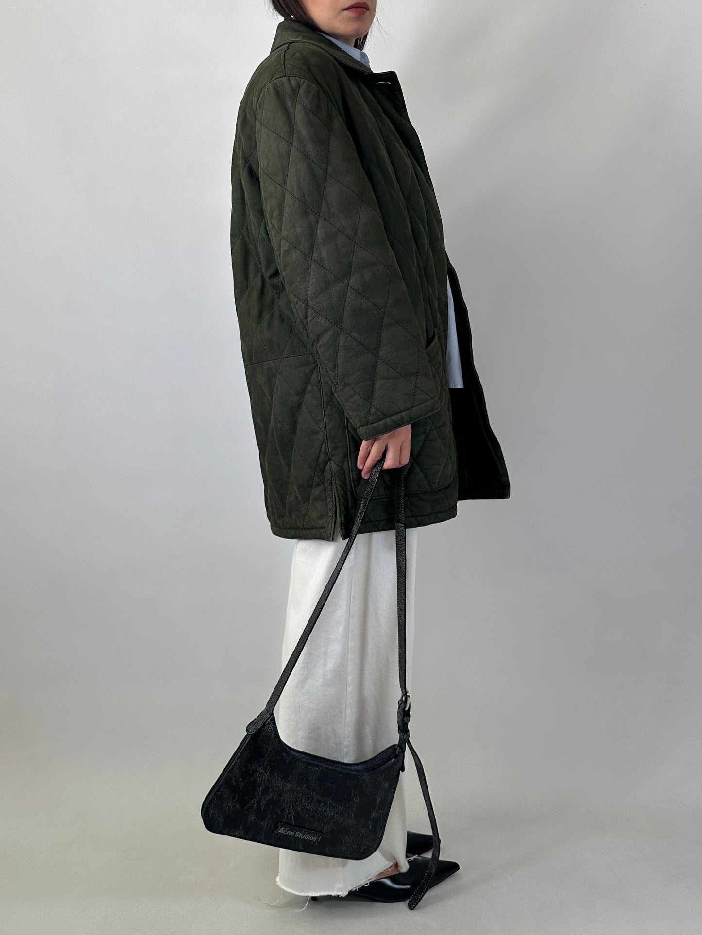 Tailor-made quilted leather jacket