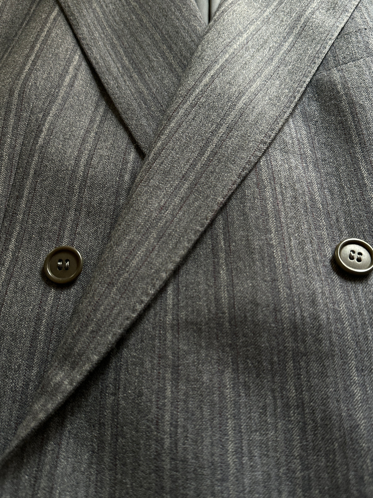 Vintage Grey Tailored Wool Blazer