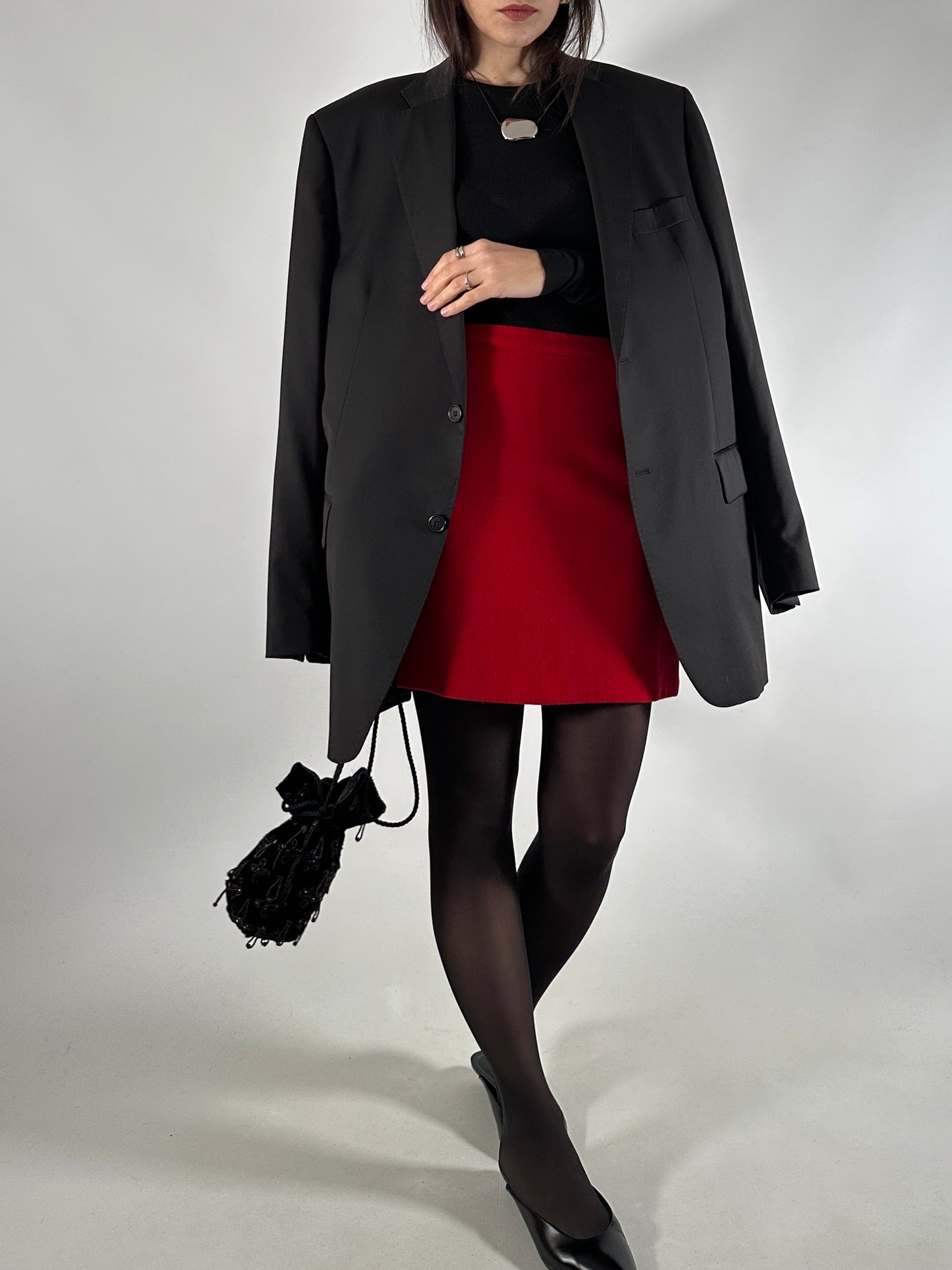 Vintage Black Tailored Blazer