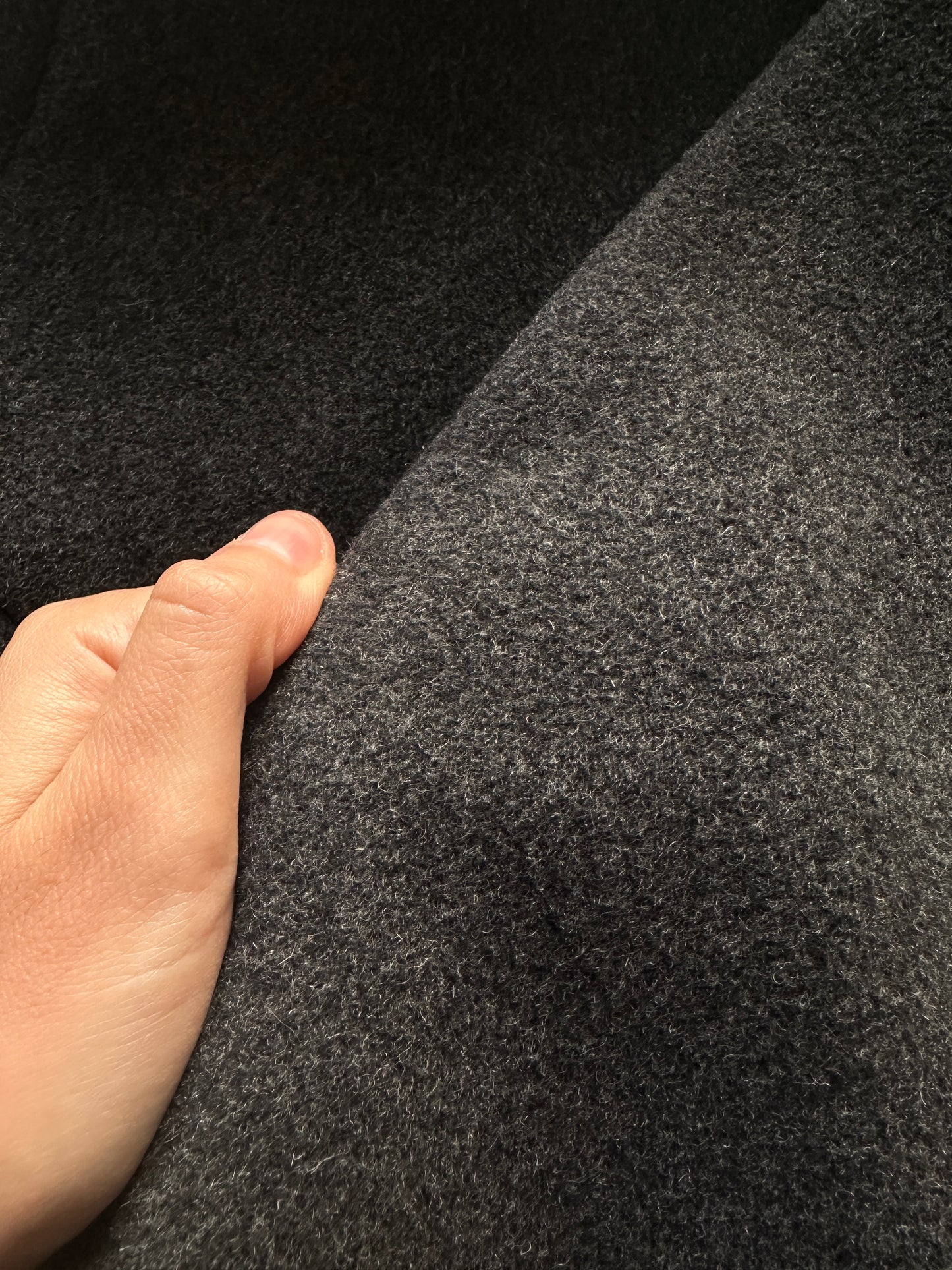 Tailored double-breasted wool coat