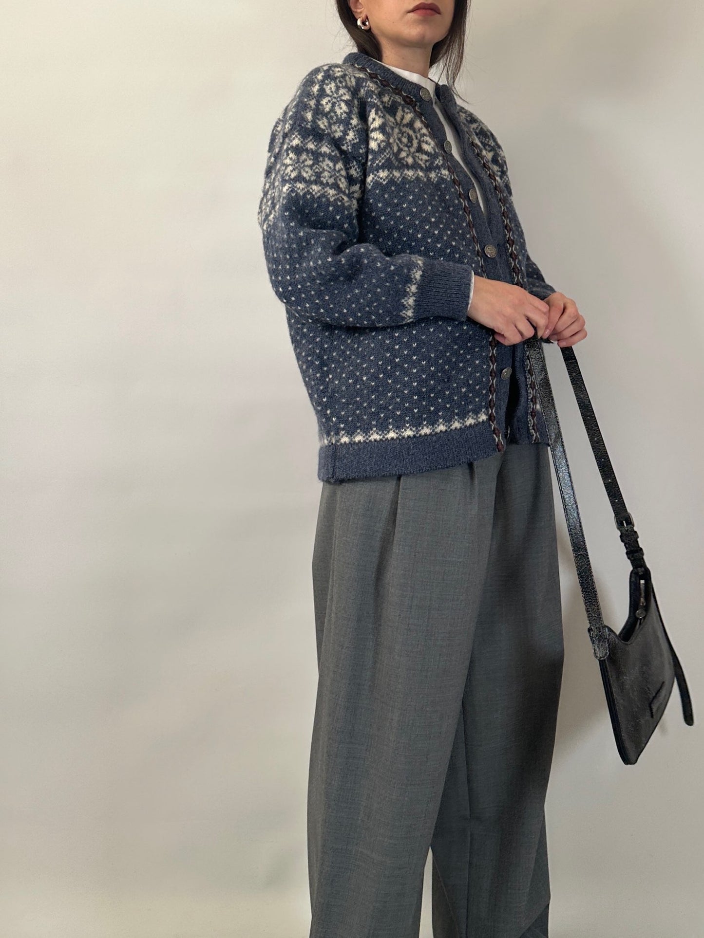 Norwegian Pure Wool Cardigan Jacket