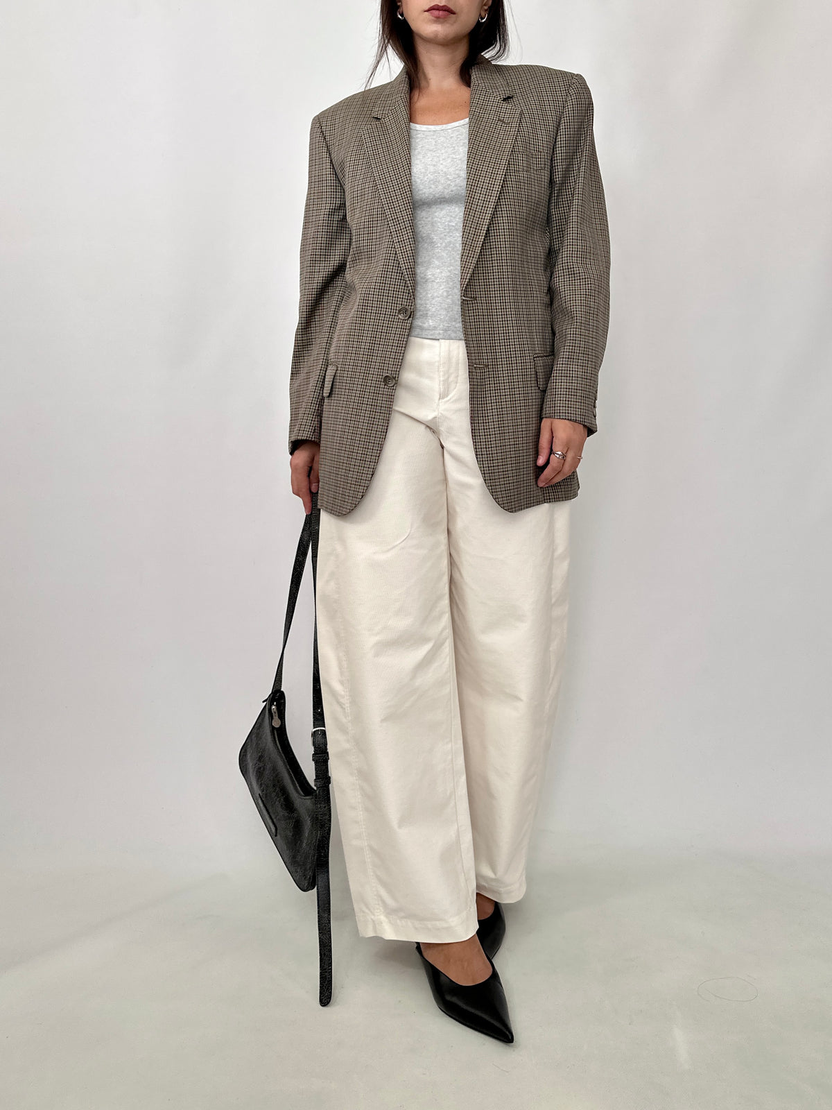 Valentino Prince of Wales Cotton Blazer