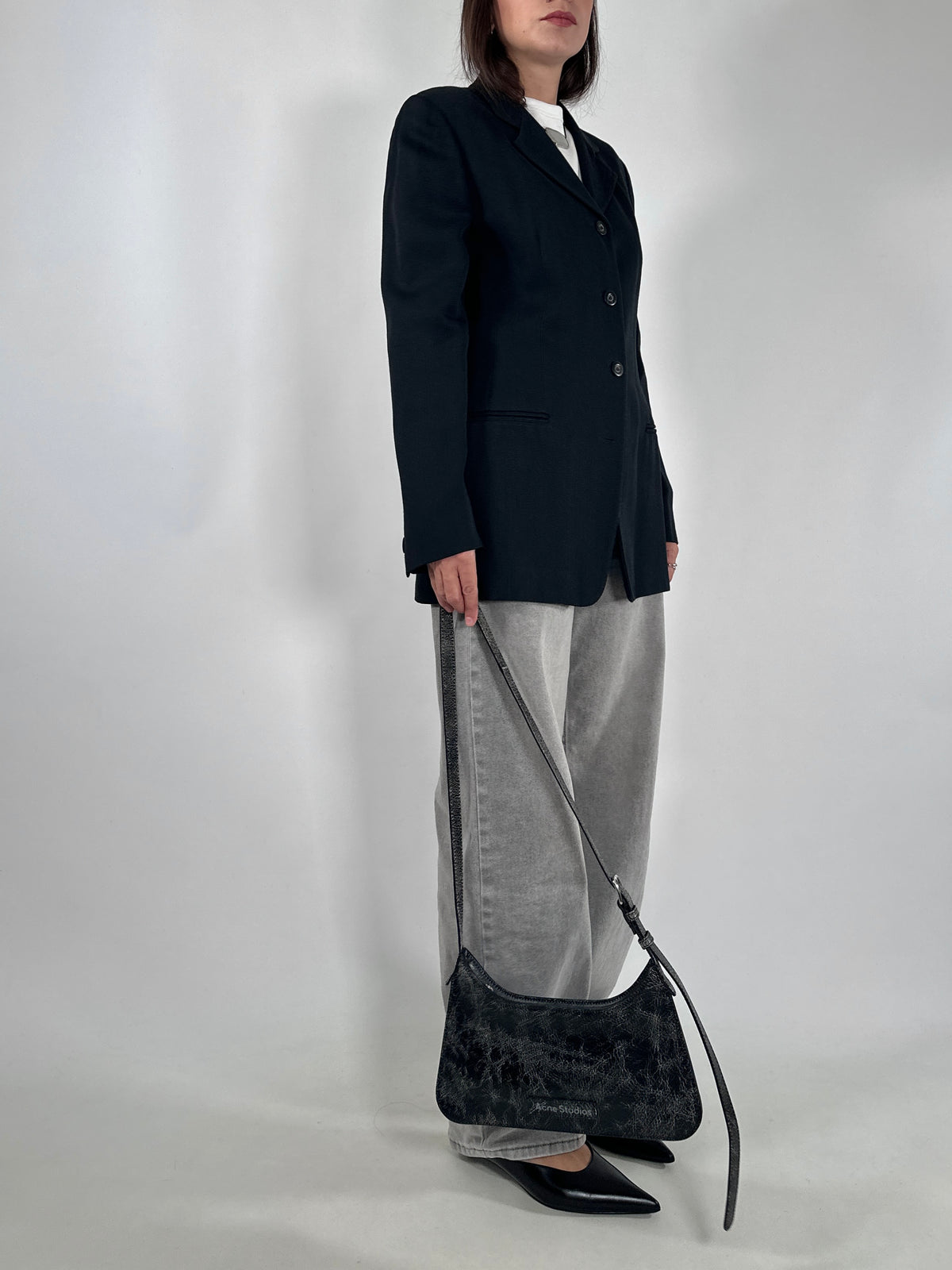 Marella Vintage Silk & Wool Blazer