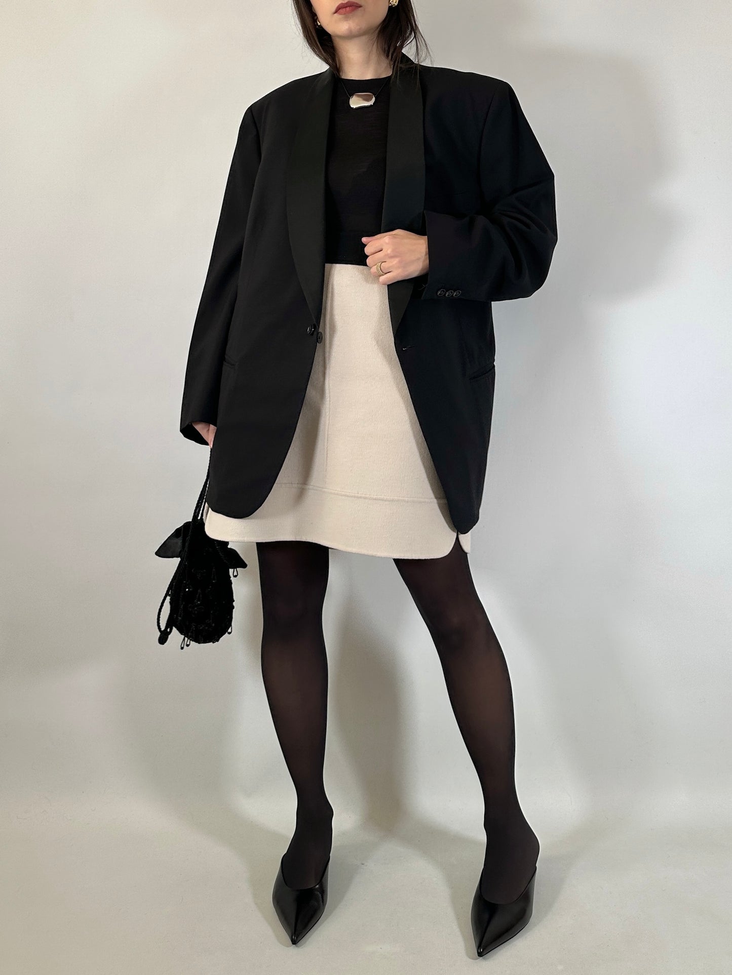 Max Mara Wool Mini Skirt