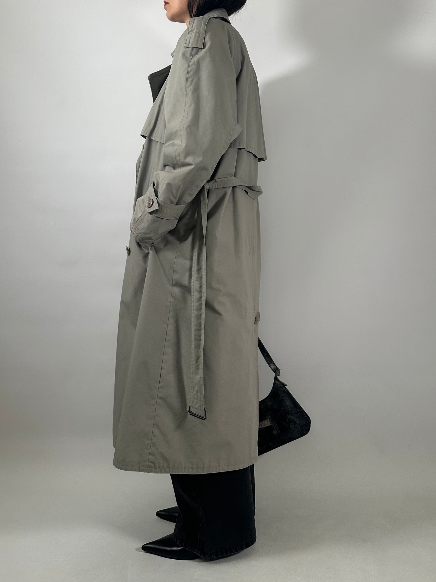 Vintage Trench Coat with Removable Lining