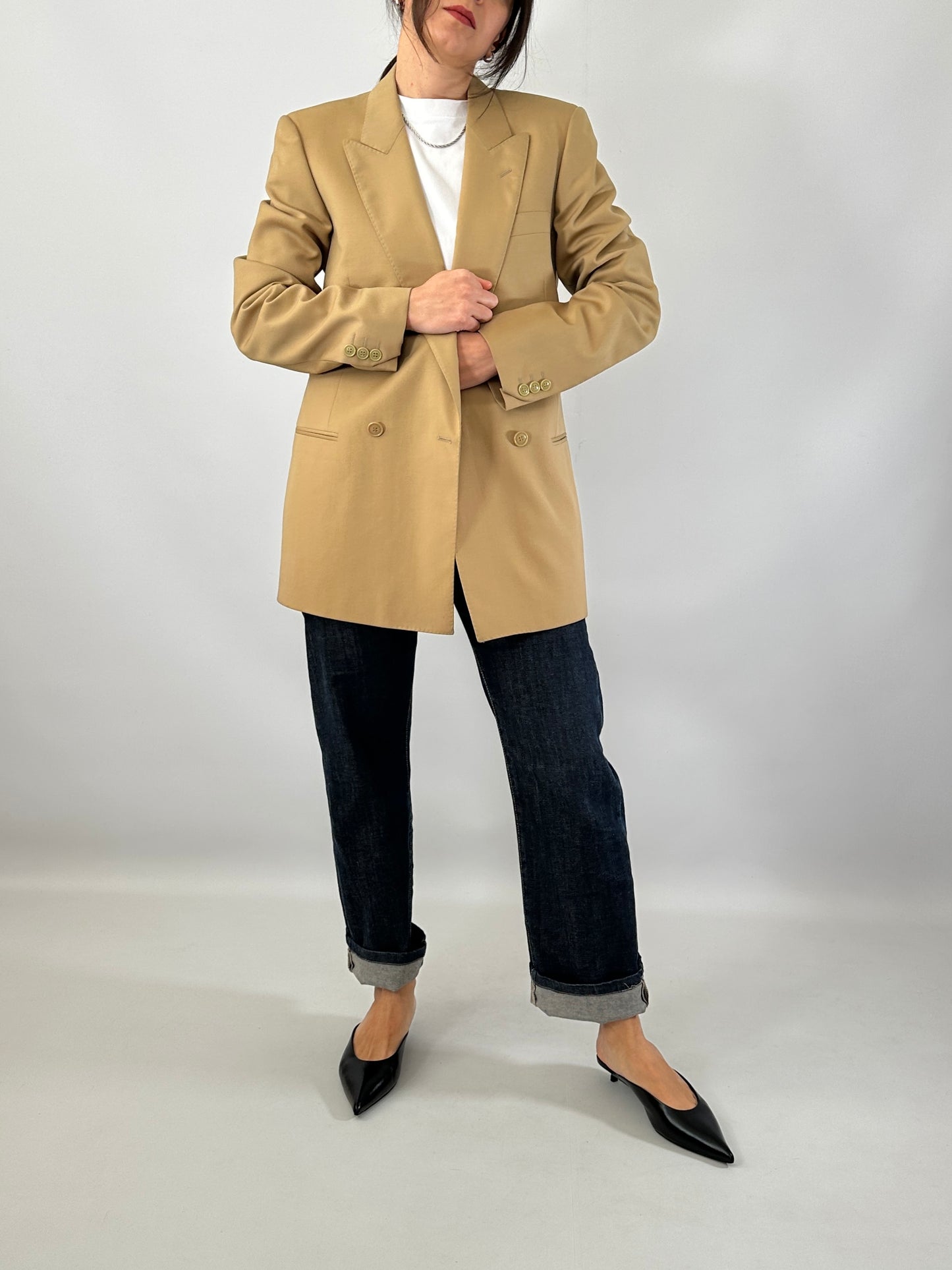 Double-breasted vintage blazer