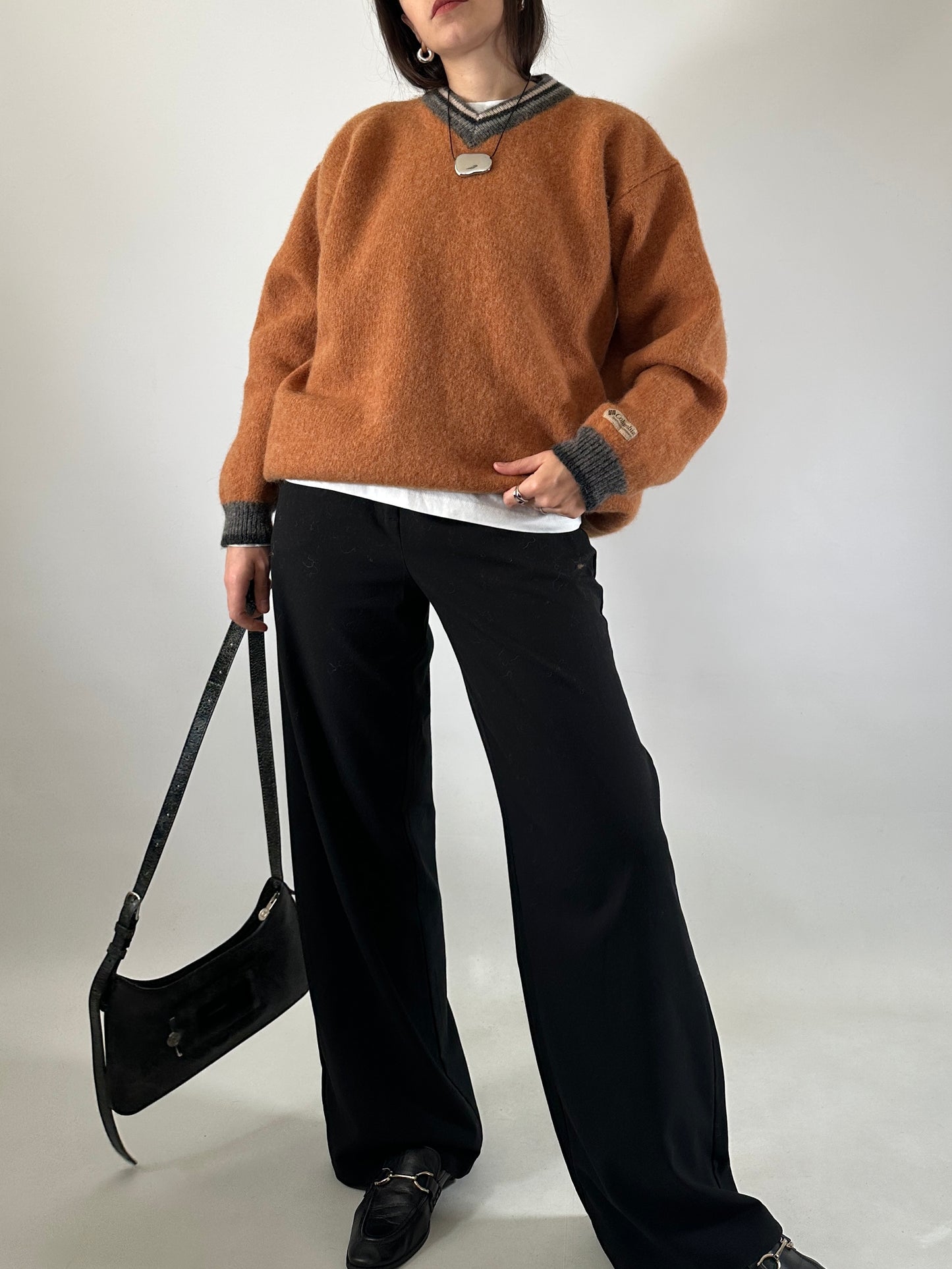 Columbia Sportswear 90s Shetland wool sweater