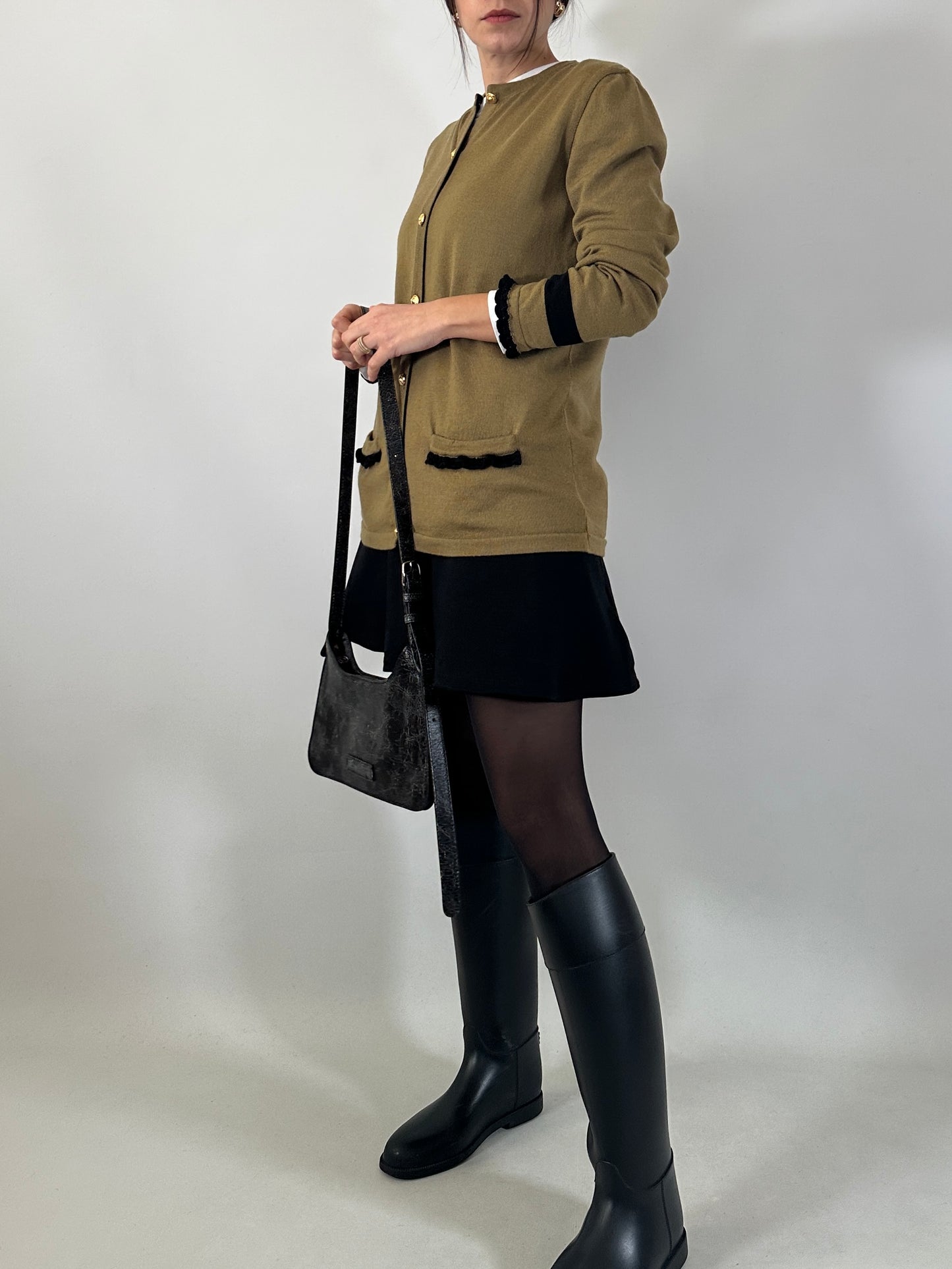 Vintage Roccobarocco merino cardigan - new with tag