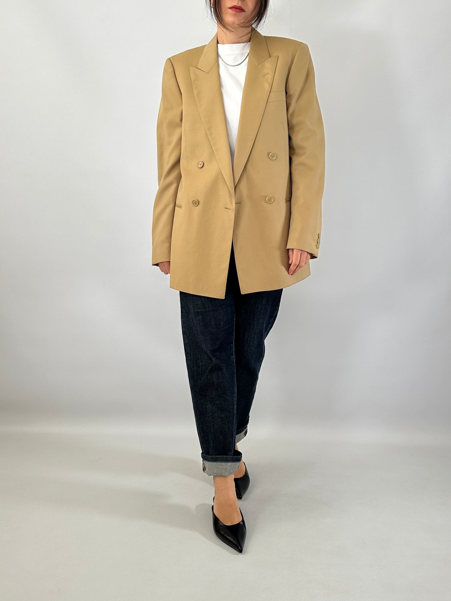 Double-breasted vintage blazer