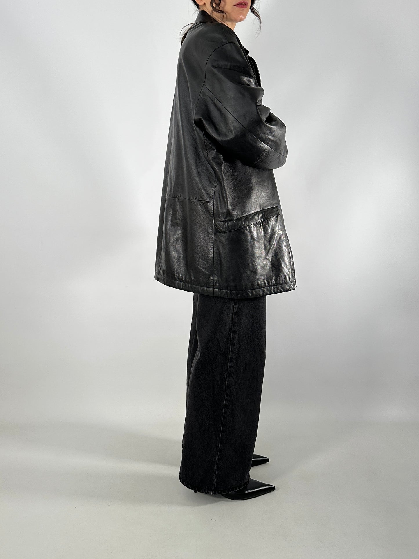 Hugo Boss lambskin jacket