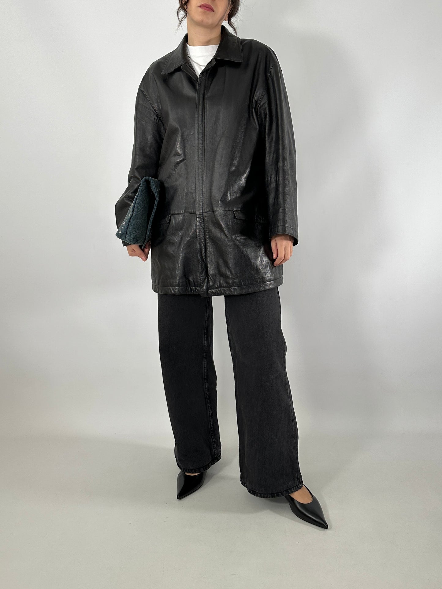 Hugo Boss lambskin jacket