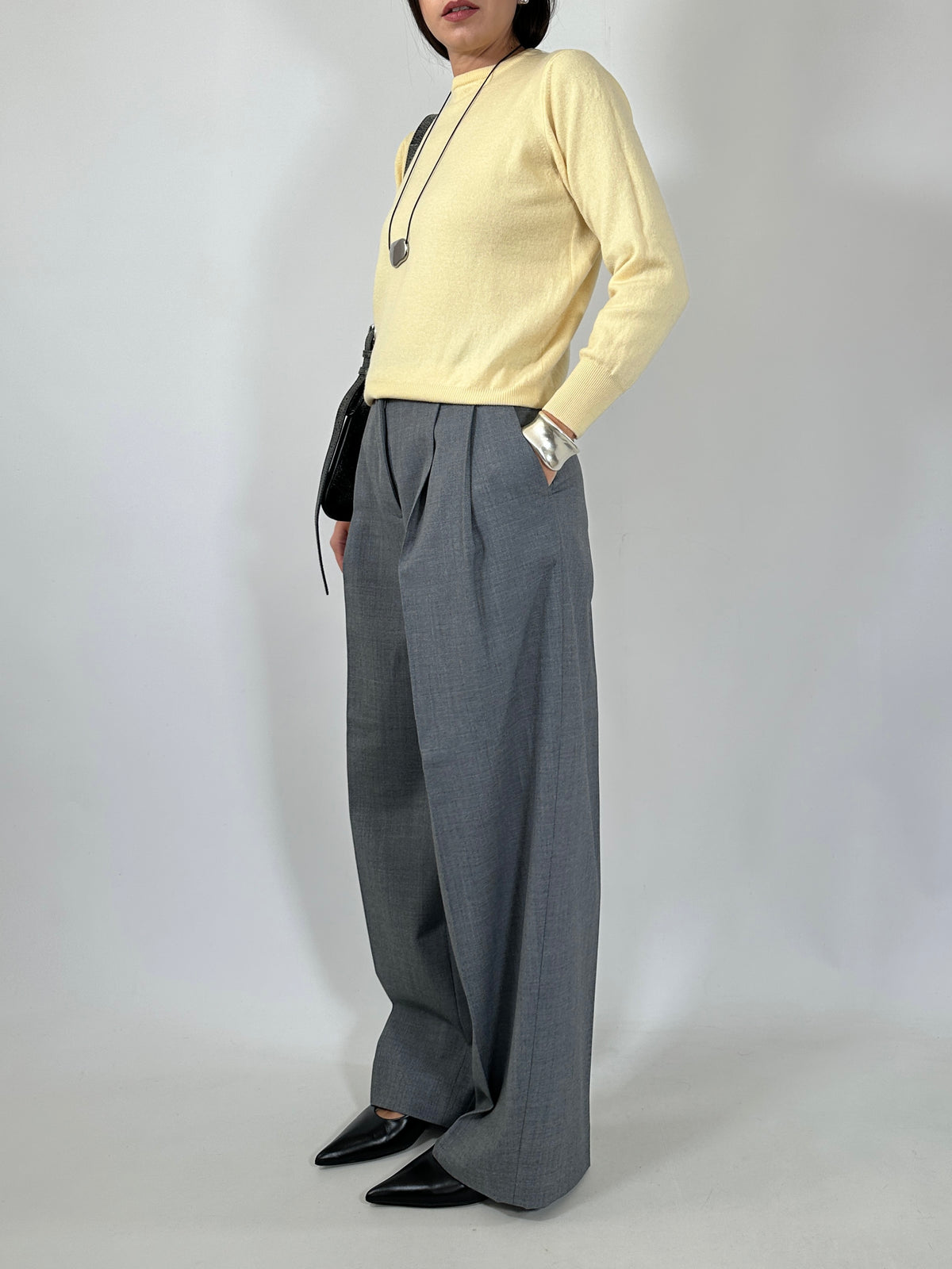 Butter Yellow Lambswool Sweater
