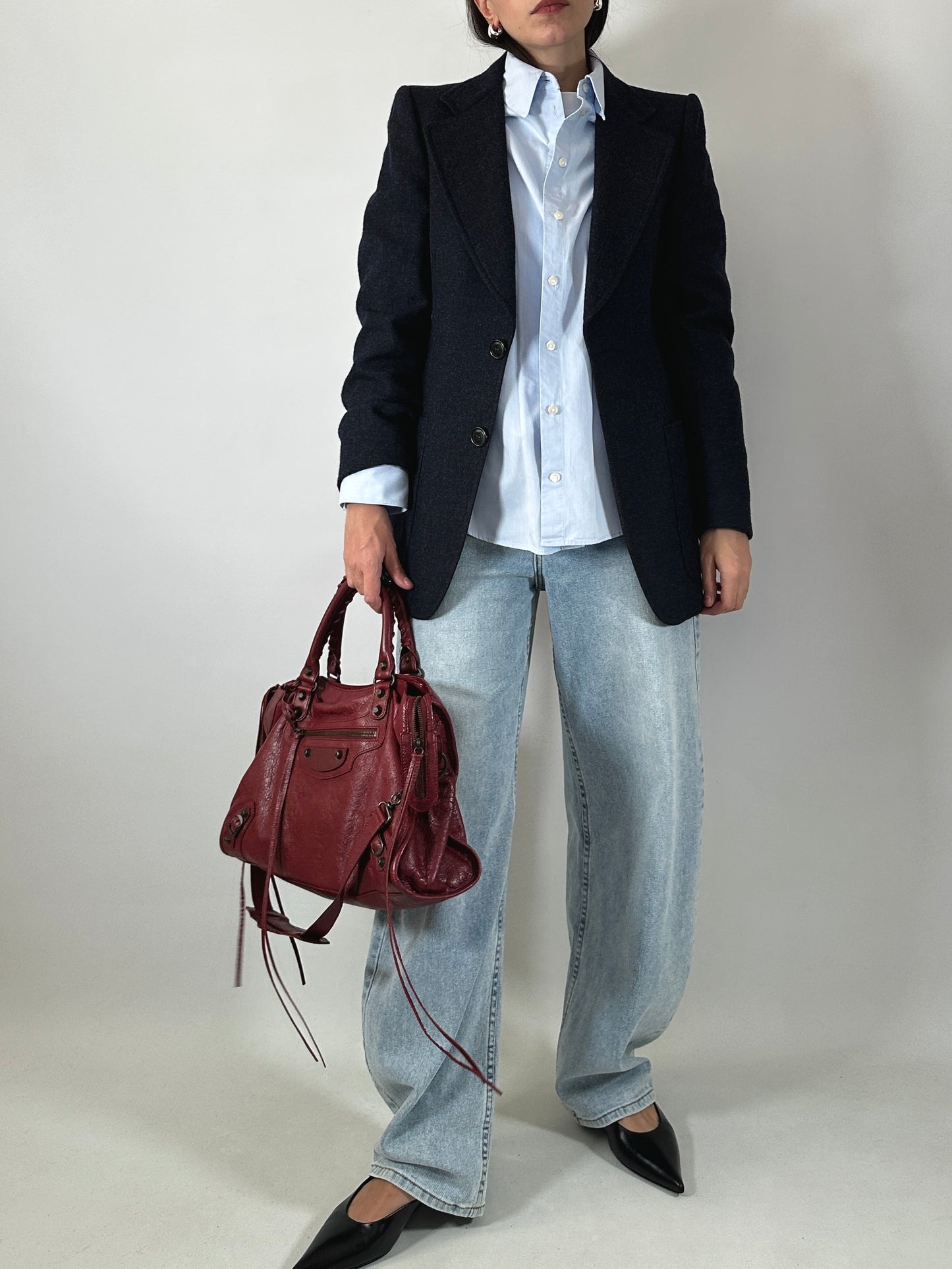 Slim fit blue blazer