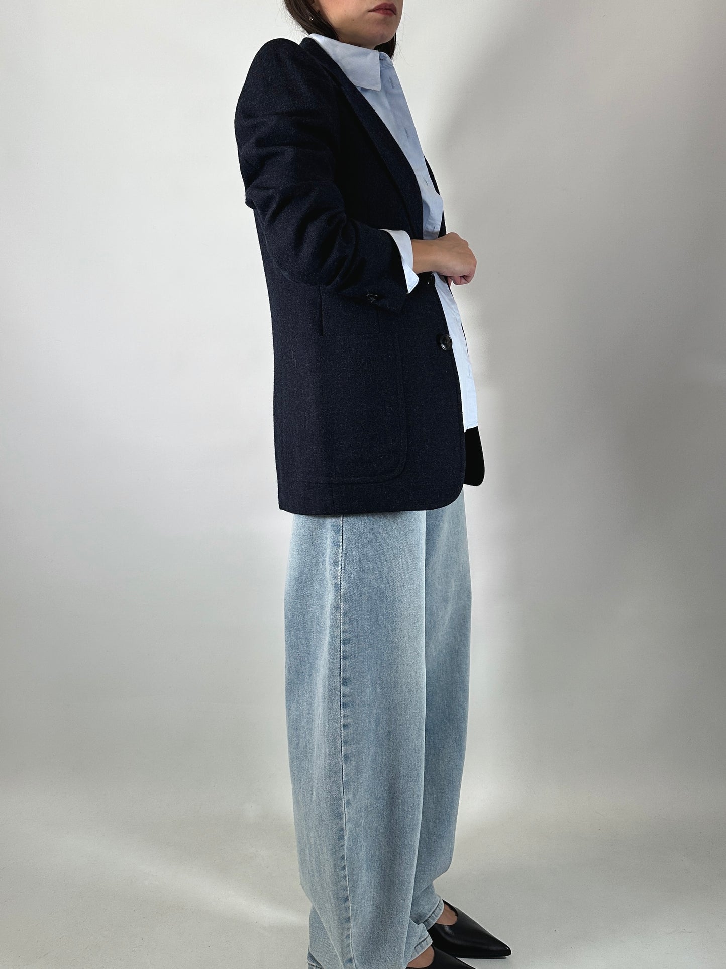 Slim fit blue blazer