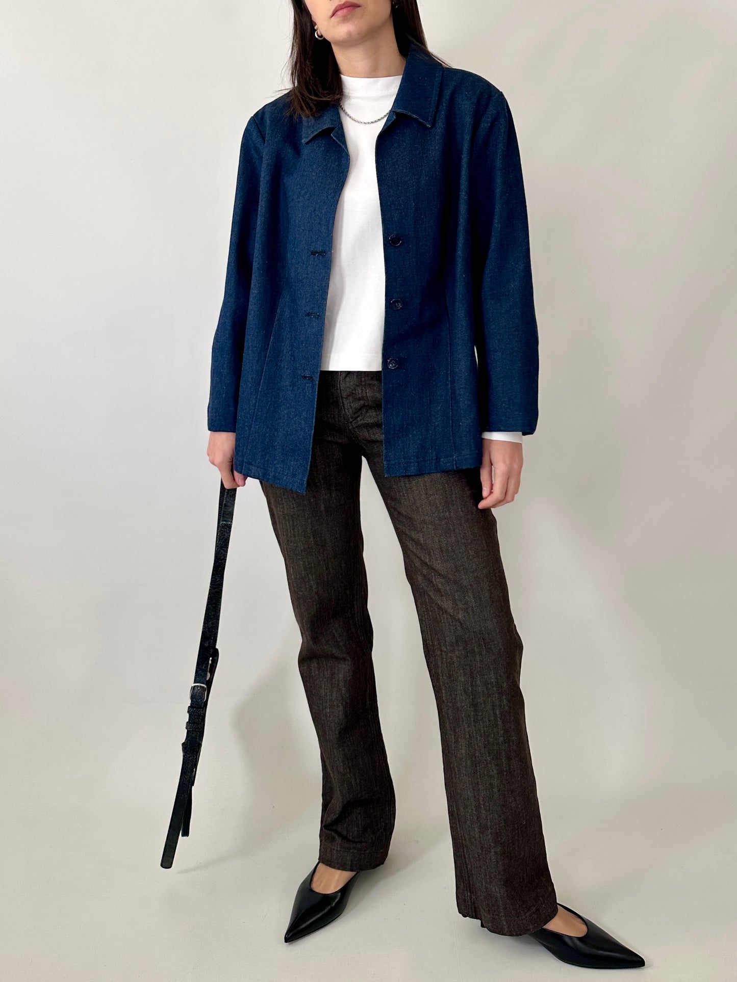 Tailored denim jacket