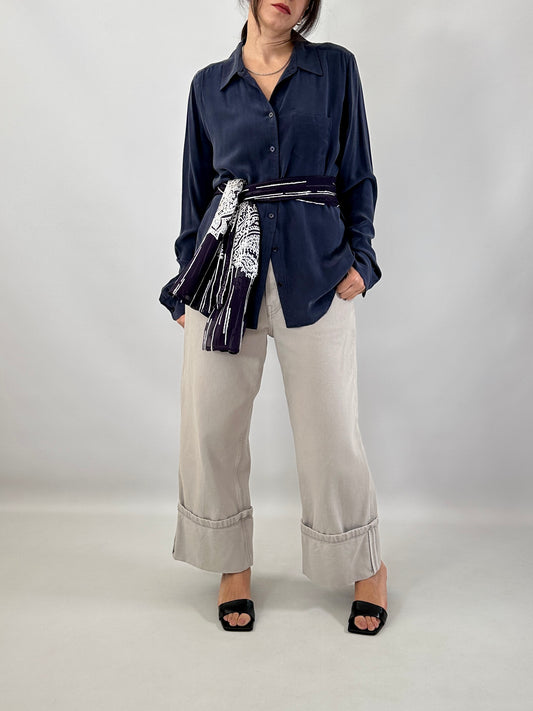 Giorgio Armani silk blend scarf