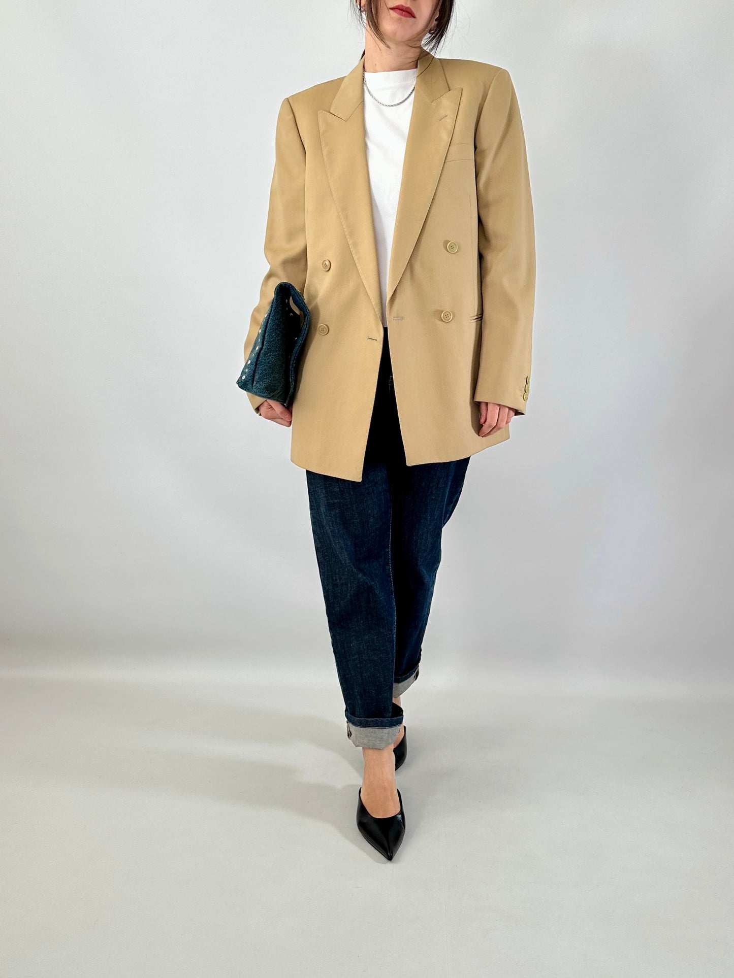 Double-breasted vintage blazer