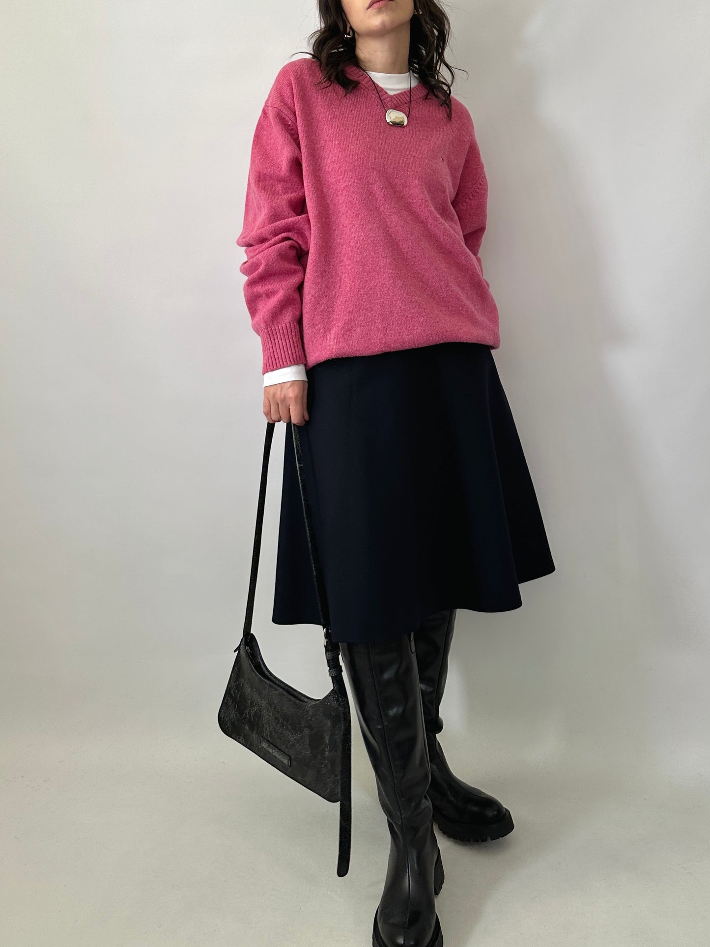 Tommy Hilfiger soft lambswool pink sweater