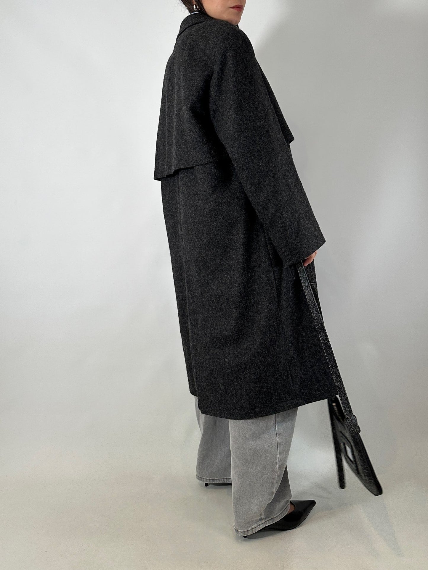 Vintage gray Loden coat