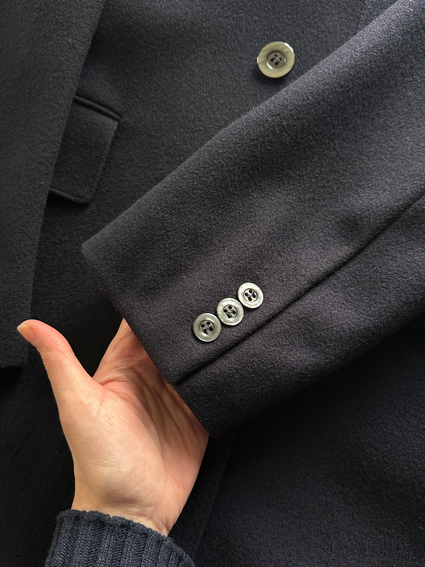 Classic Tailored Navy Coat