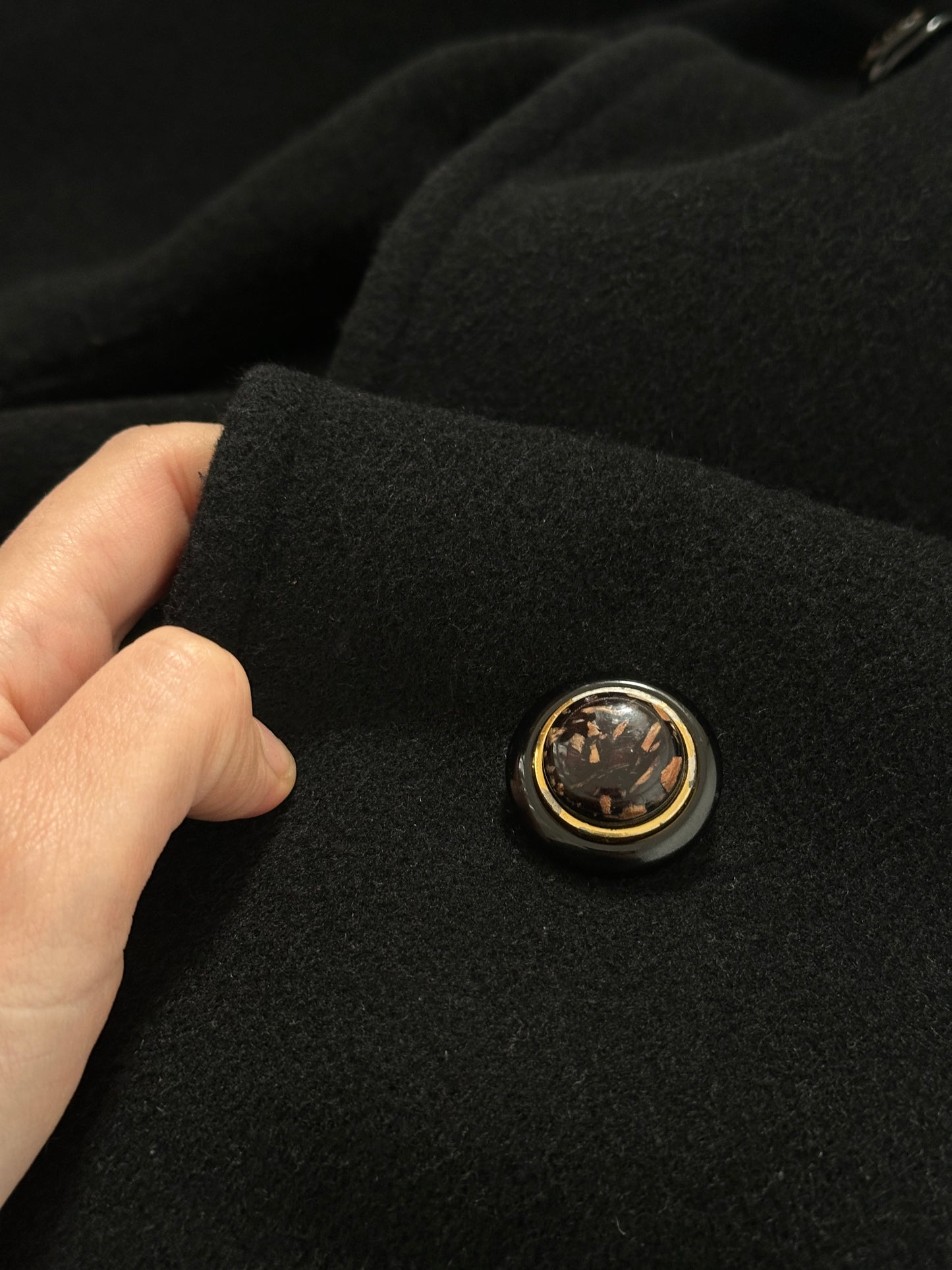 Vintage belted maxi coat