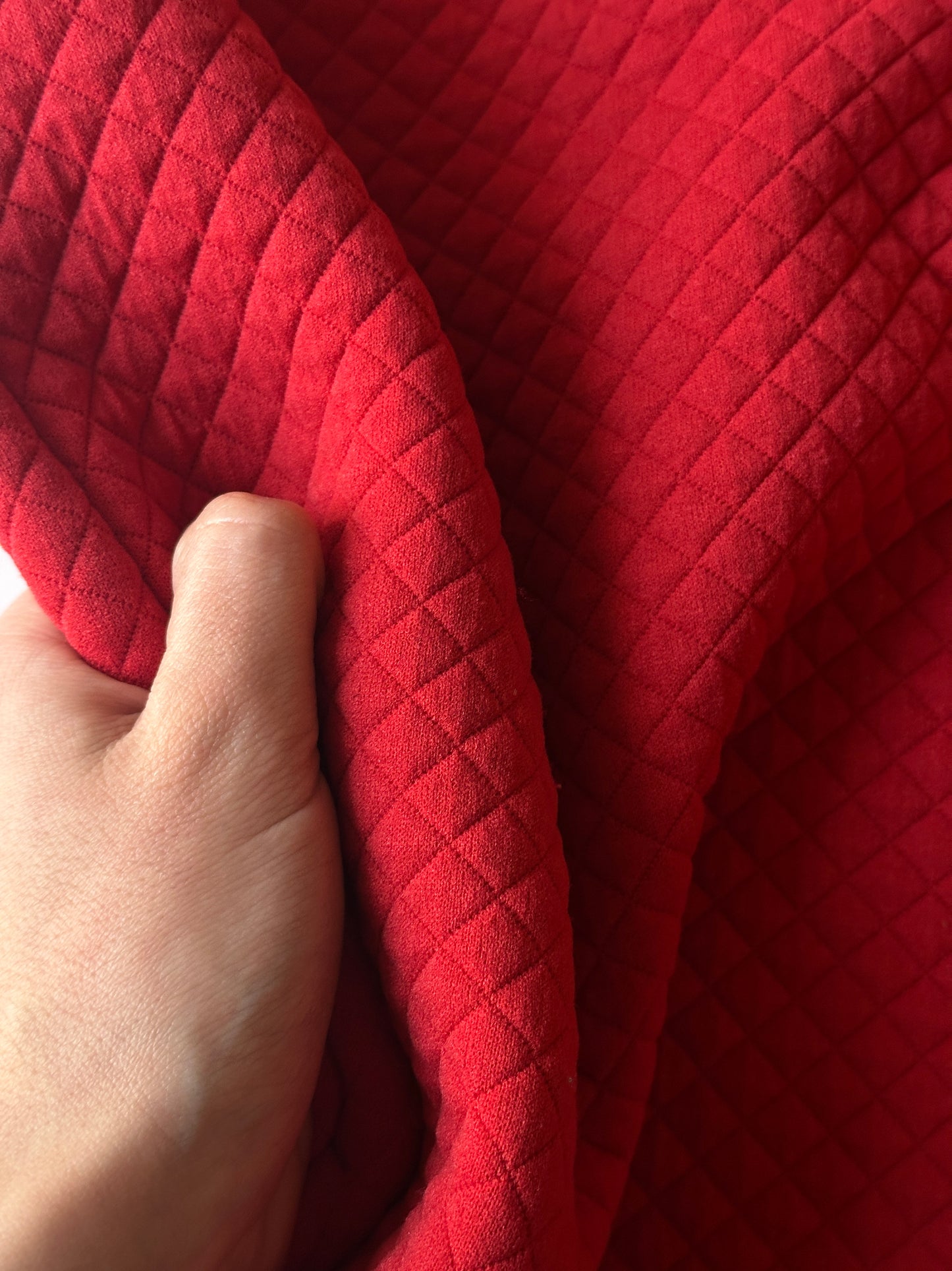 Love Moschino Quilted Red Shift Dress