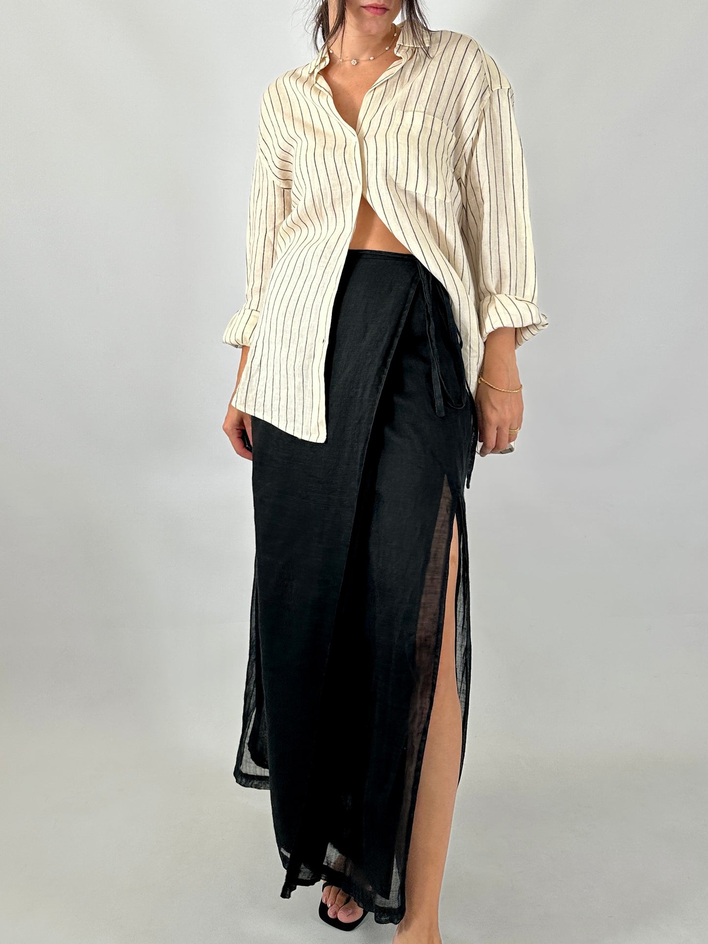 Sportmax maxi wrap skirt