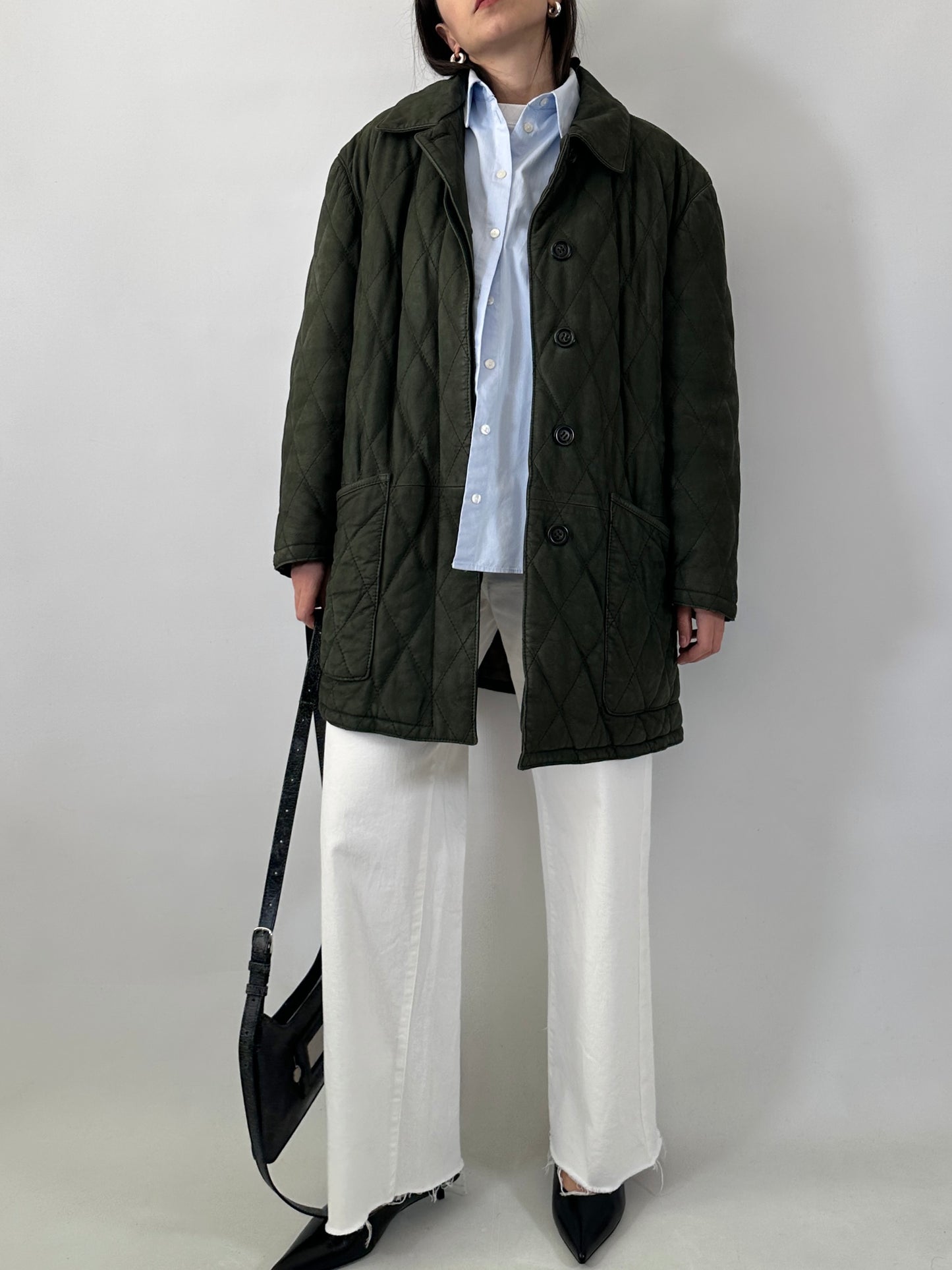 Tailor-made quilted leather jacket