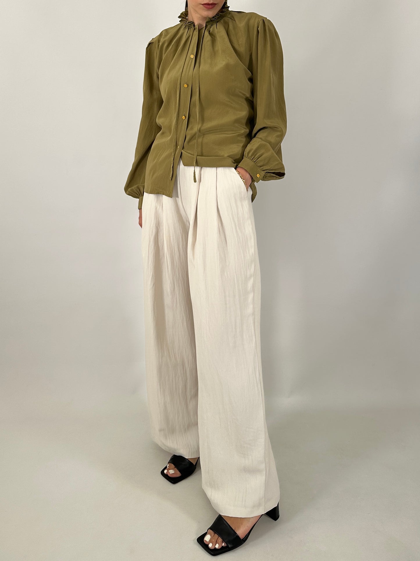 Vintage pure silk shirt