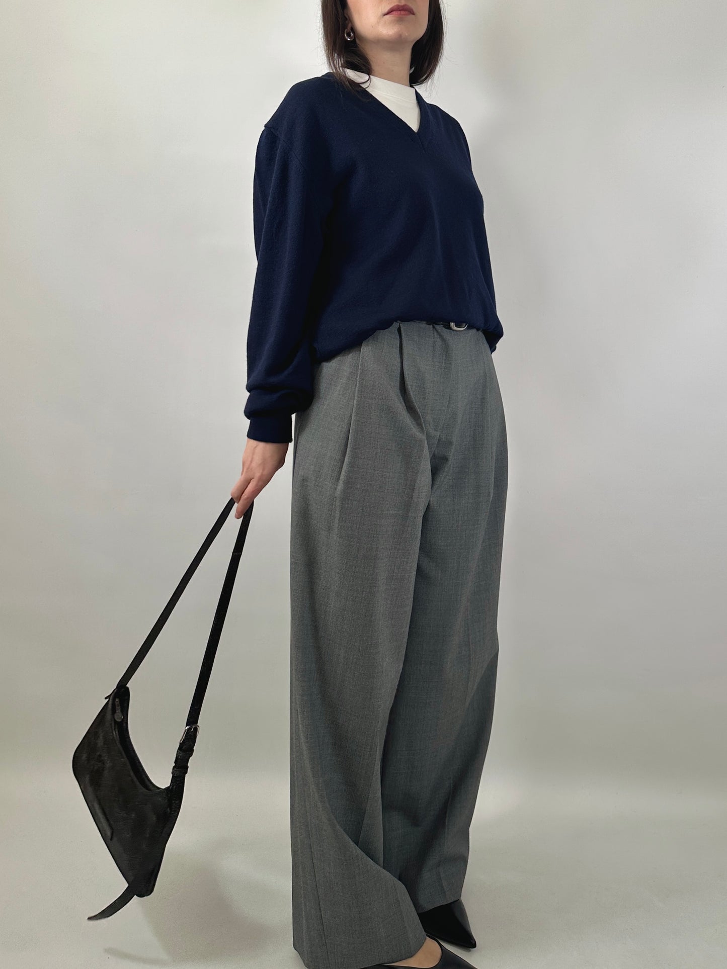 Relaxed Light Merino V-Neck Sweater
