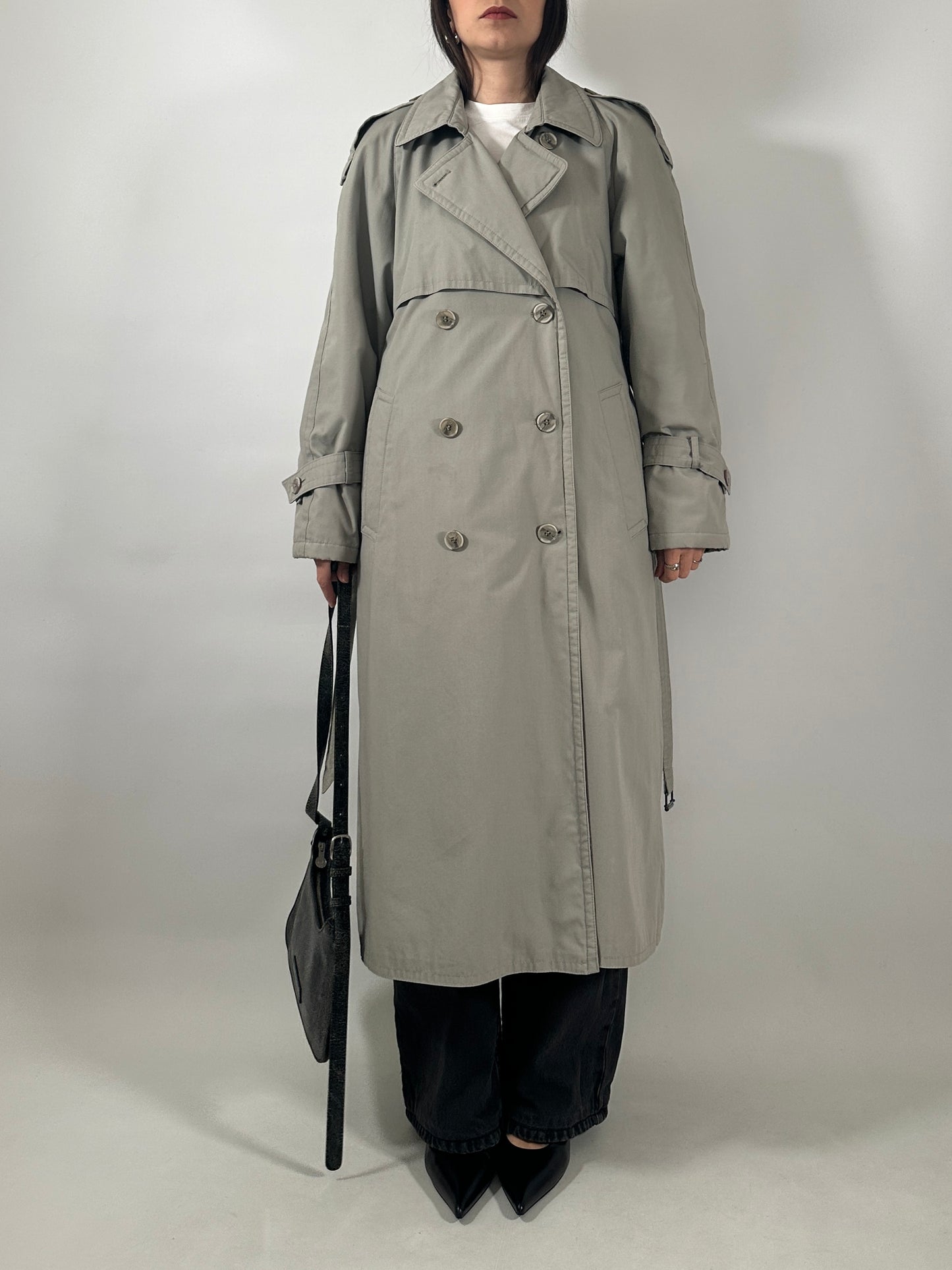 Vintage Trench Coat with Removable Lining