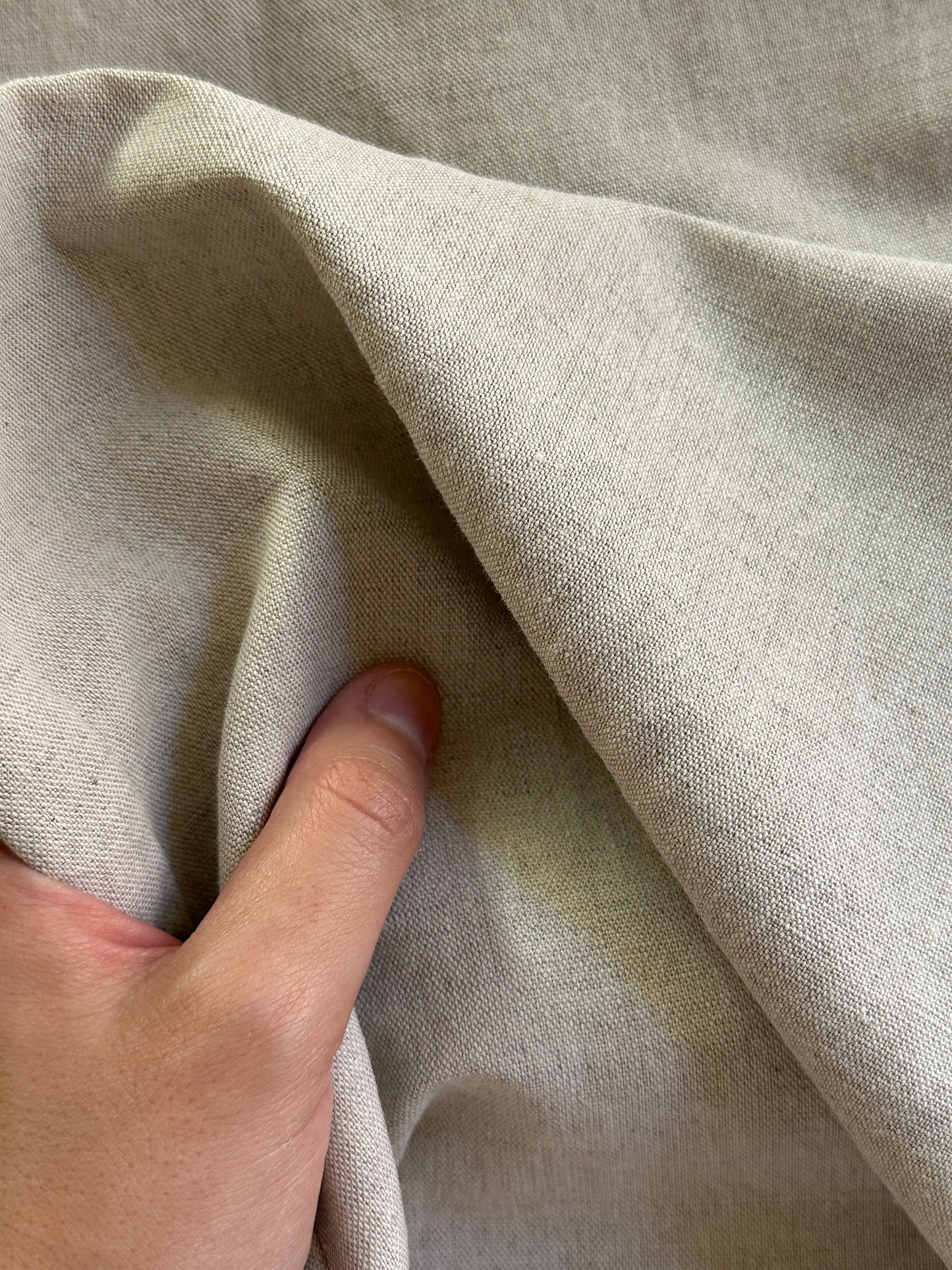 Linen Blend Wide Leg Trousers