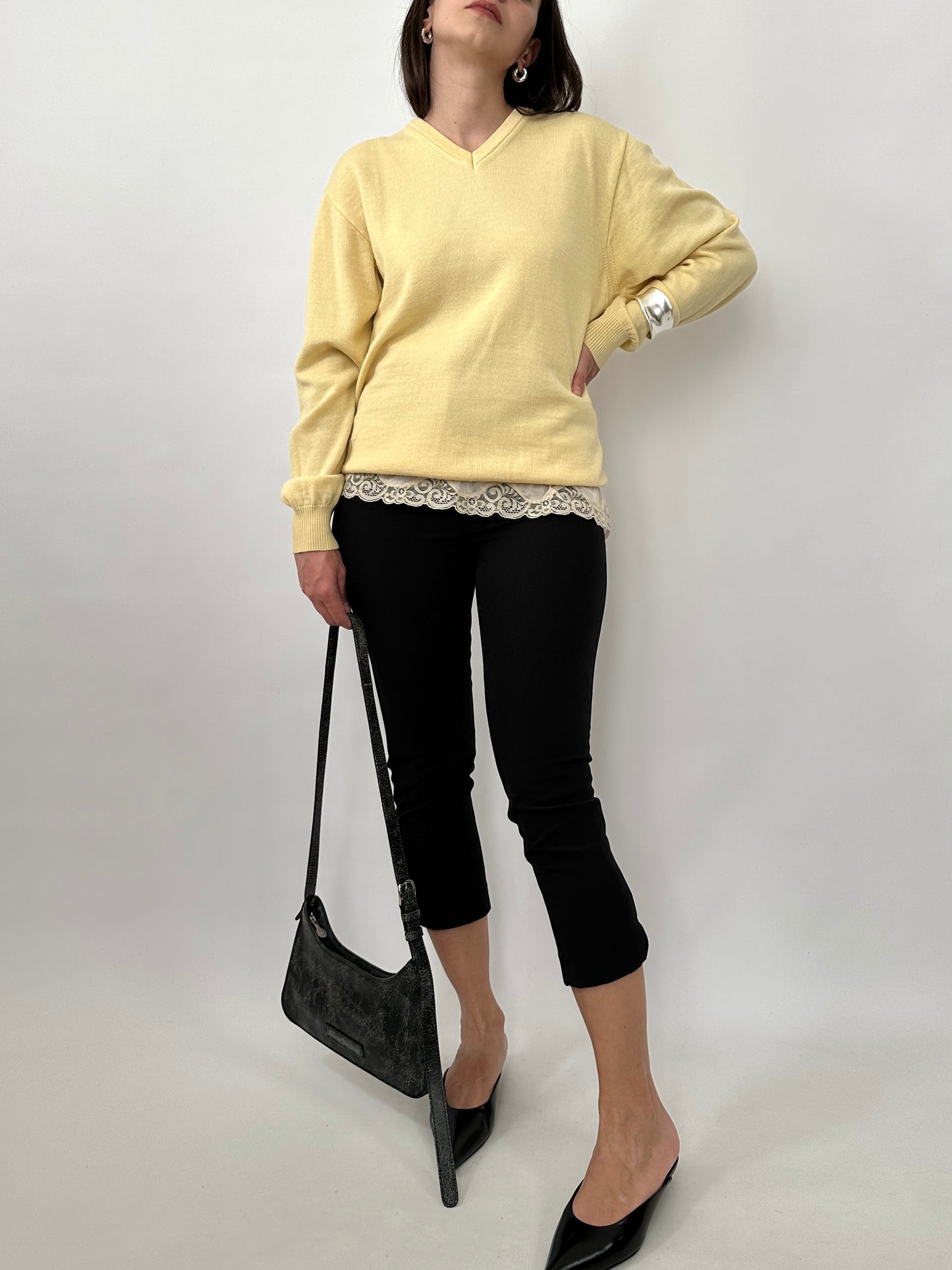 Butter Yellow Light Merino Sweater