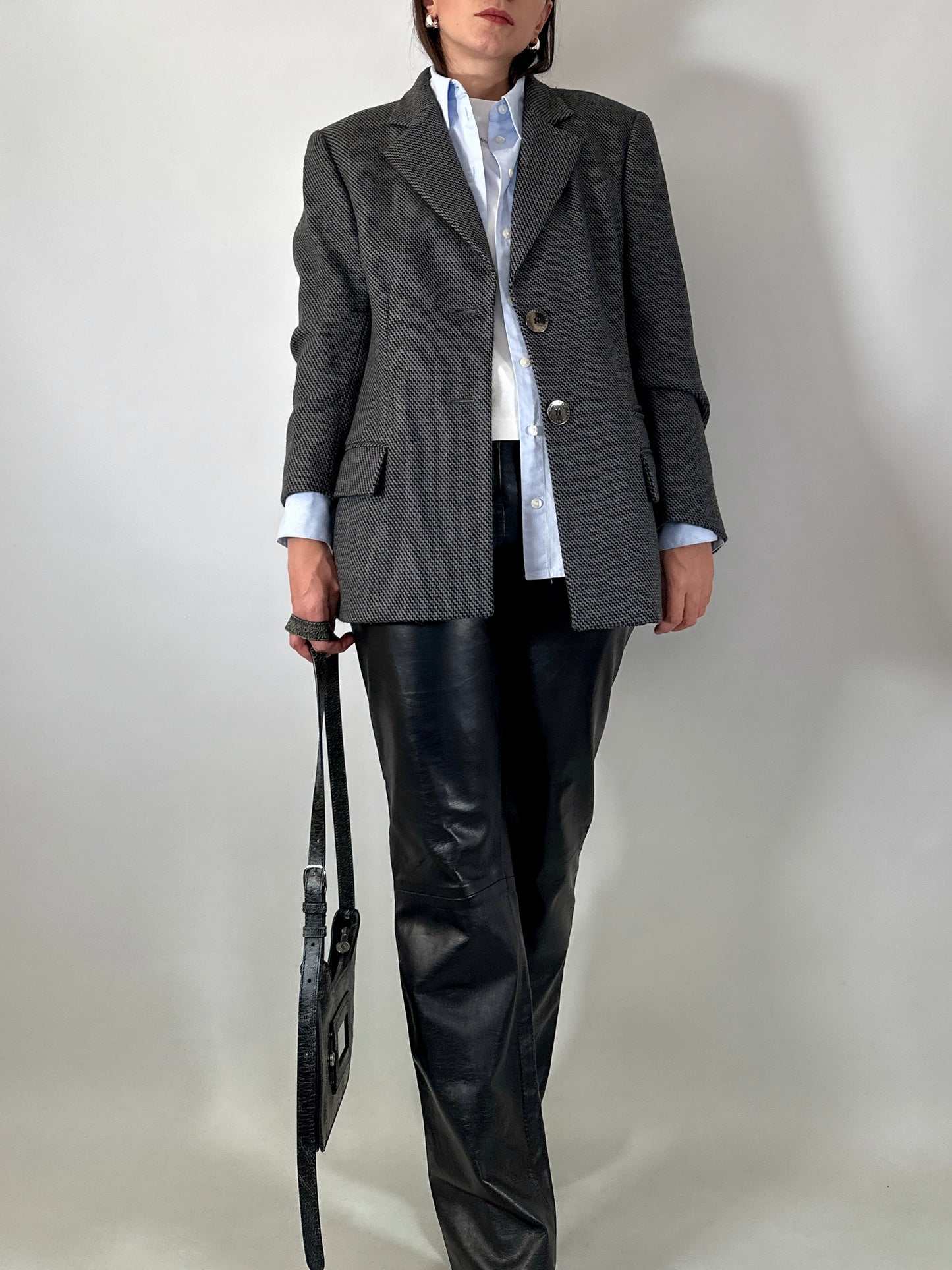 Vintage Ferré textured wool jacket